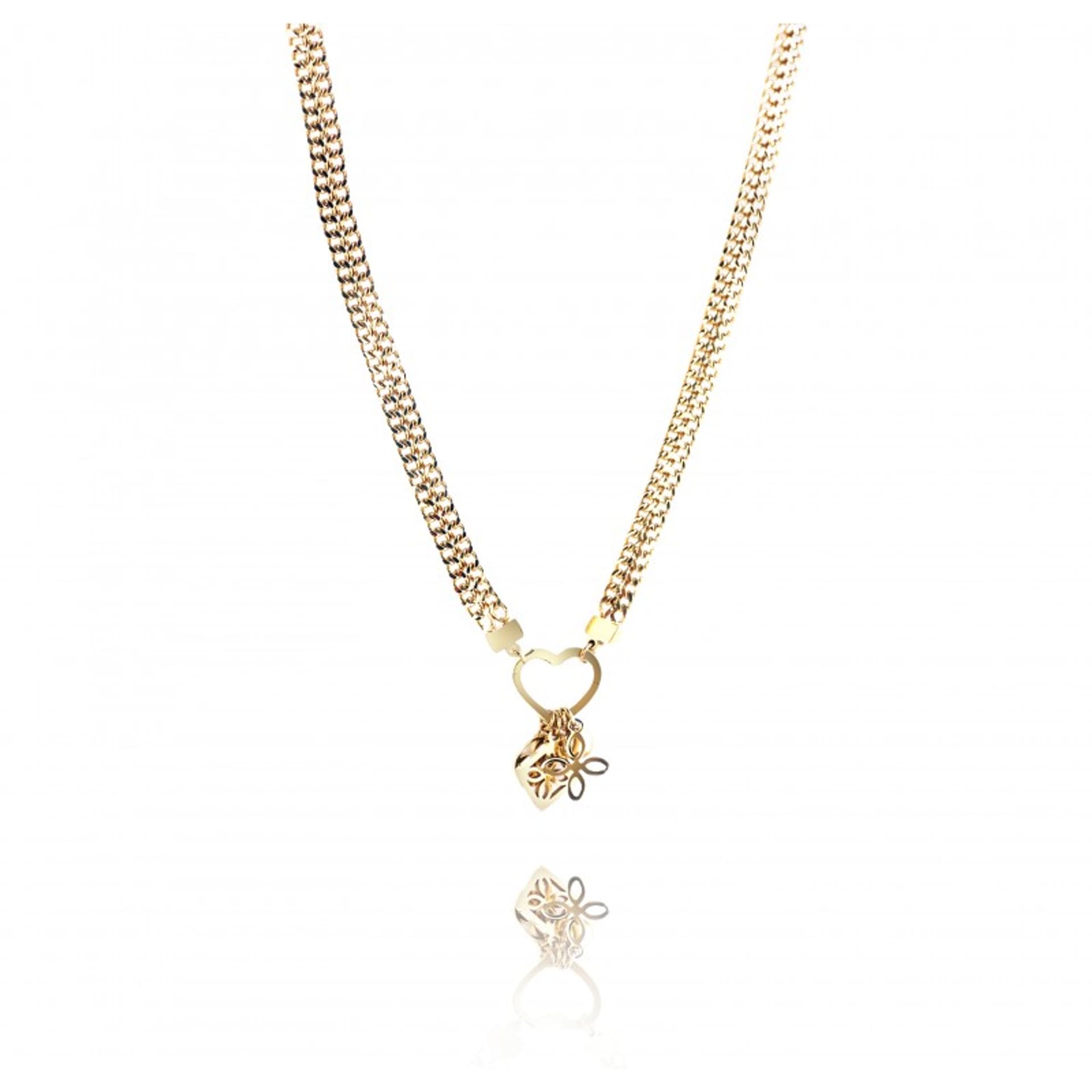 

Naszyjnik stal chirurgiczna pozłacana 14k gold NST1623