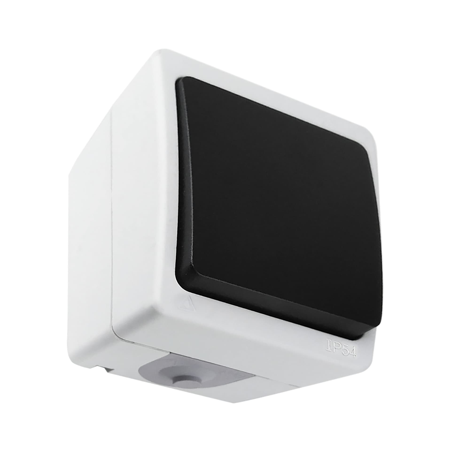 

Łącznik jednobiegunowy AQUATIC MINI IP54 biało-czarny