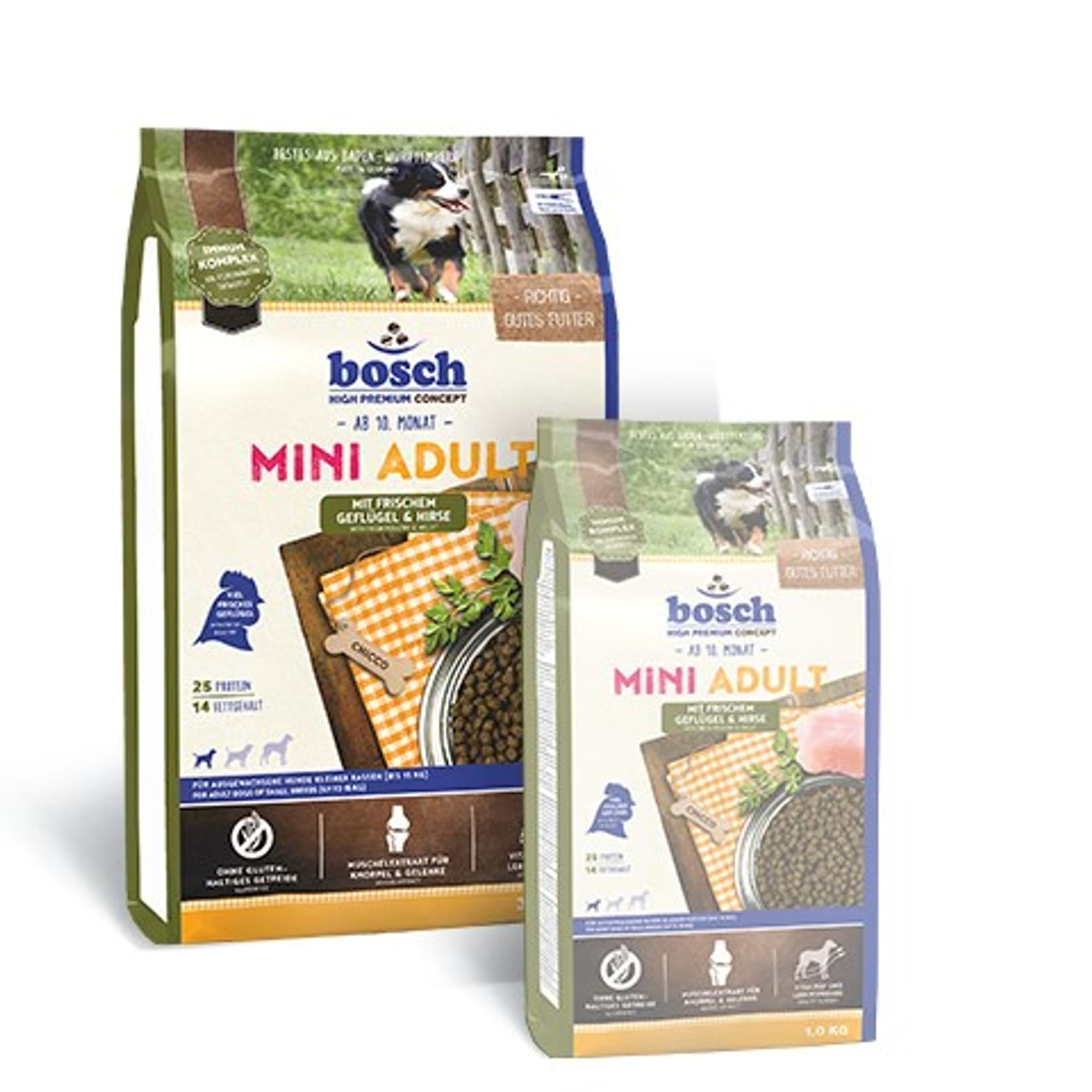 

BOSCH Mini Adult Fresh Poultry & Millet - świeży kurczak i orkisz 3kg