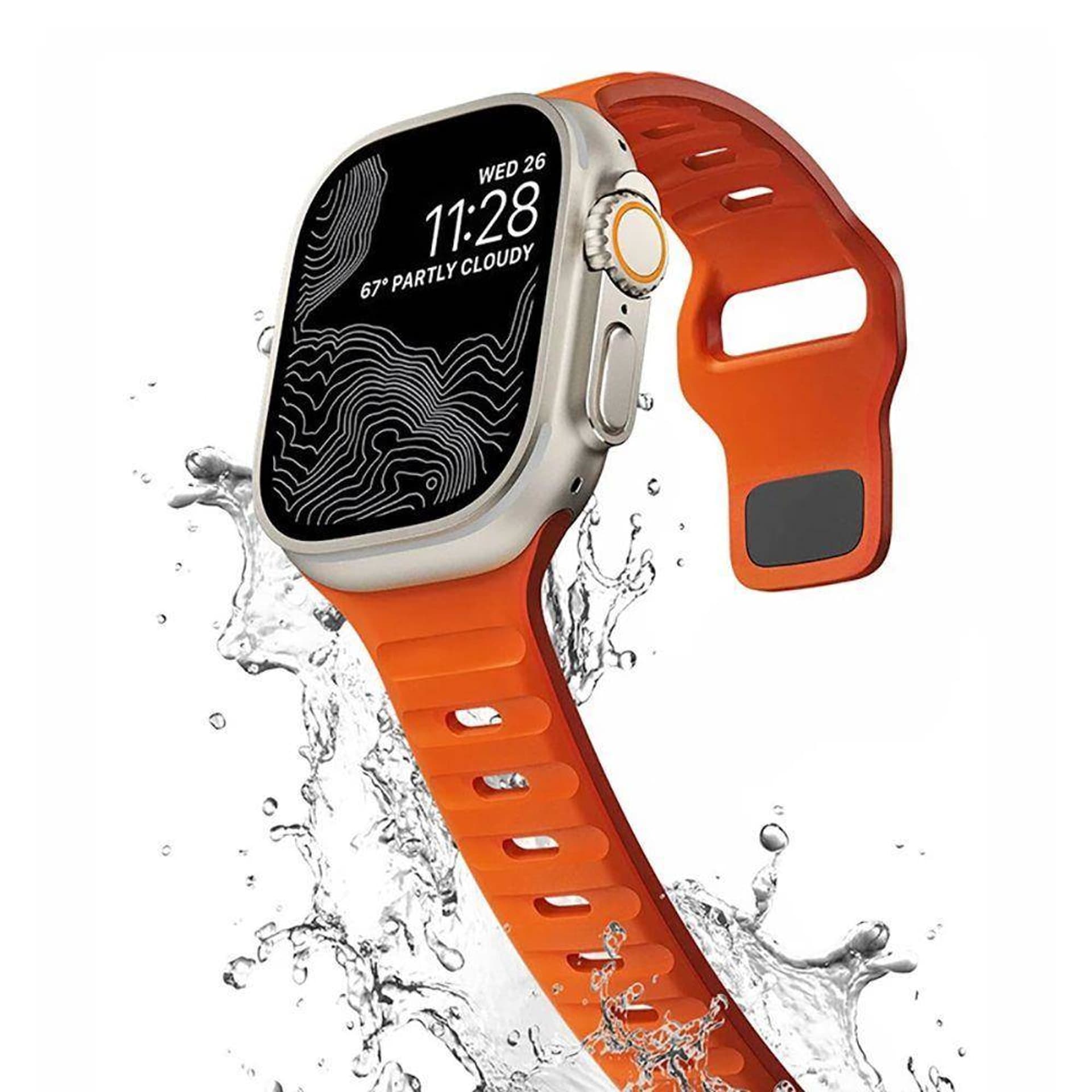 

Pasek do APPLE WATCH 4 / 5 / 6 / 7 / 8 / SE / ULTRA (42 / 44 / 45 / 49 MM) Tech-Protect Iconband Line pomarańczowe, 42 / 44 / 45 / 49 mm) tech-protect iconband line pomarańczow