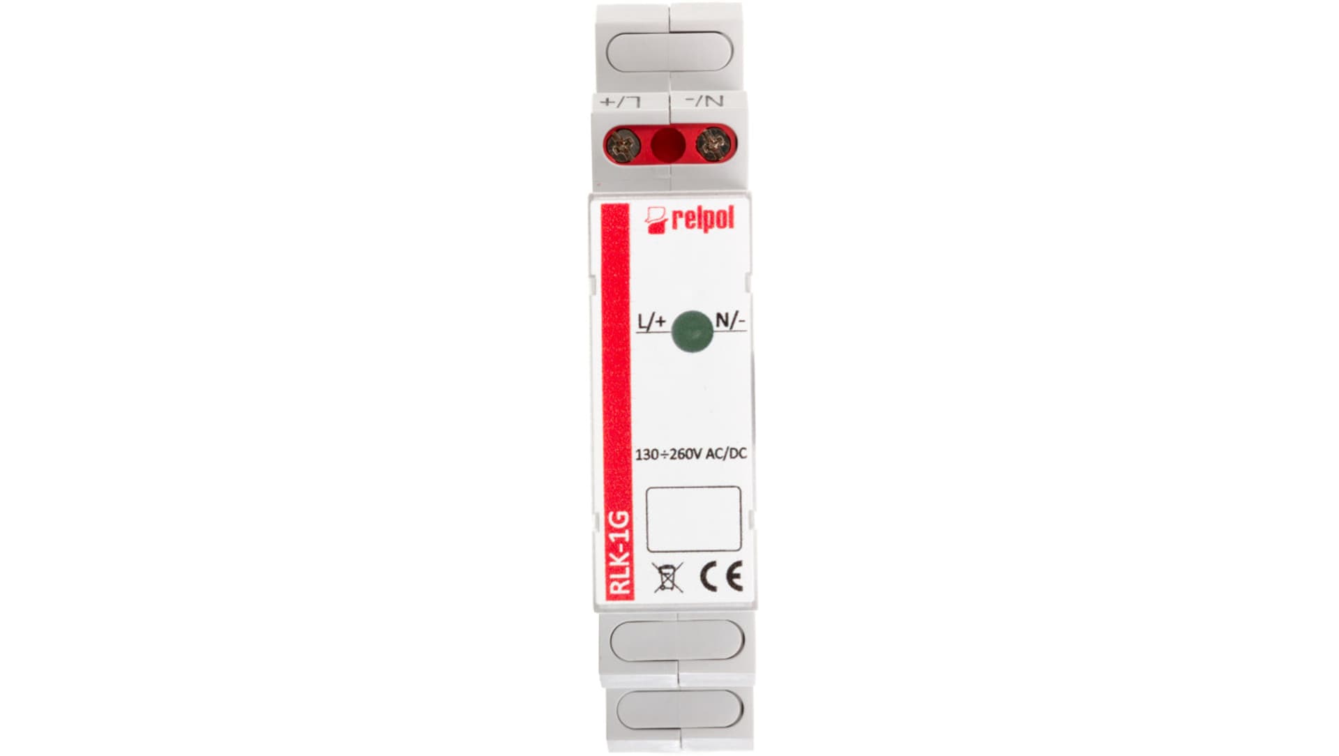 

Lampka modułowa 1-fazowa 230V AC LED zielona RLK-1G 863027