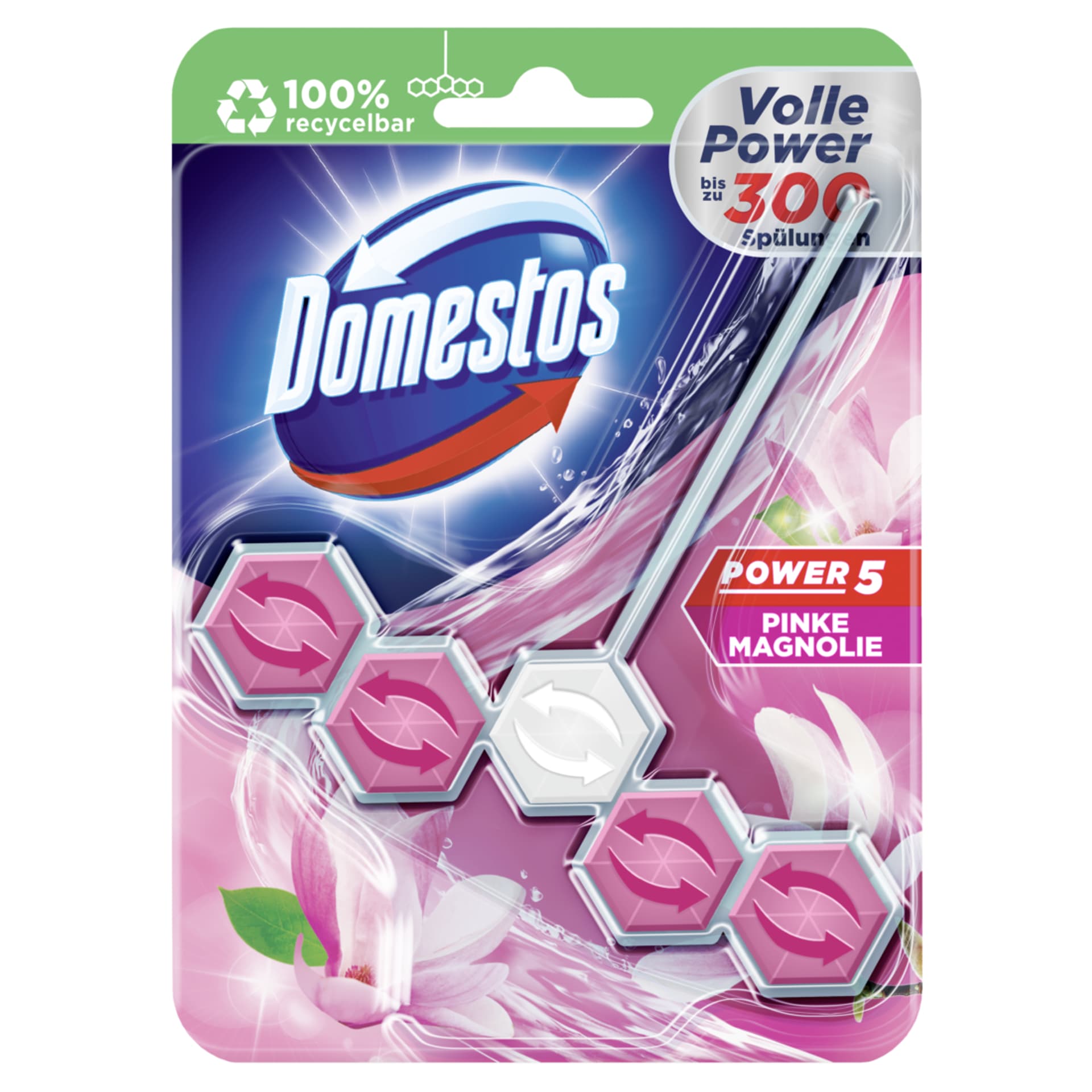 

Domestos Power 5 WC- Stein Pinke Magnolie Zawieszka WC 55 g