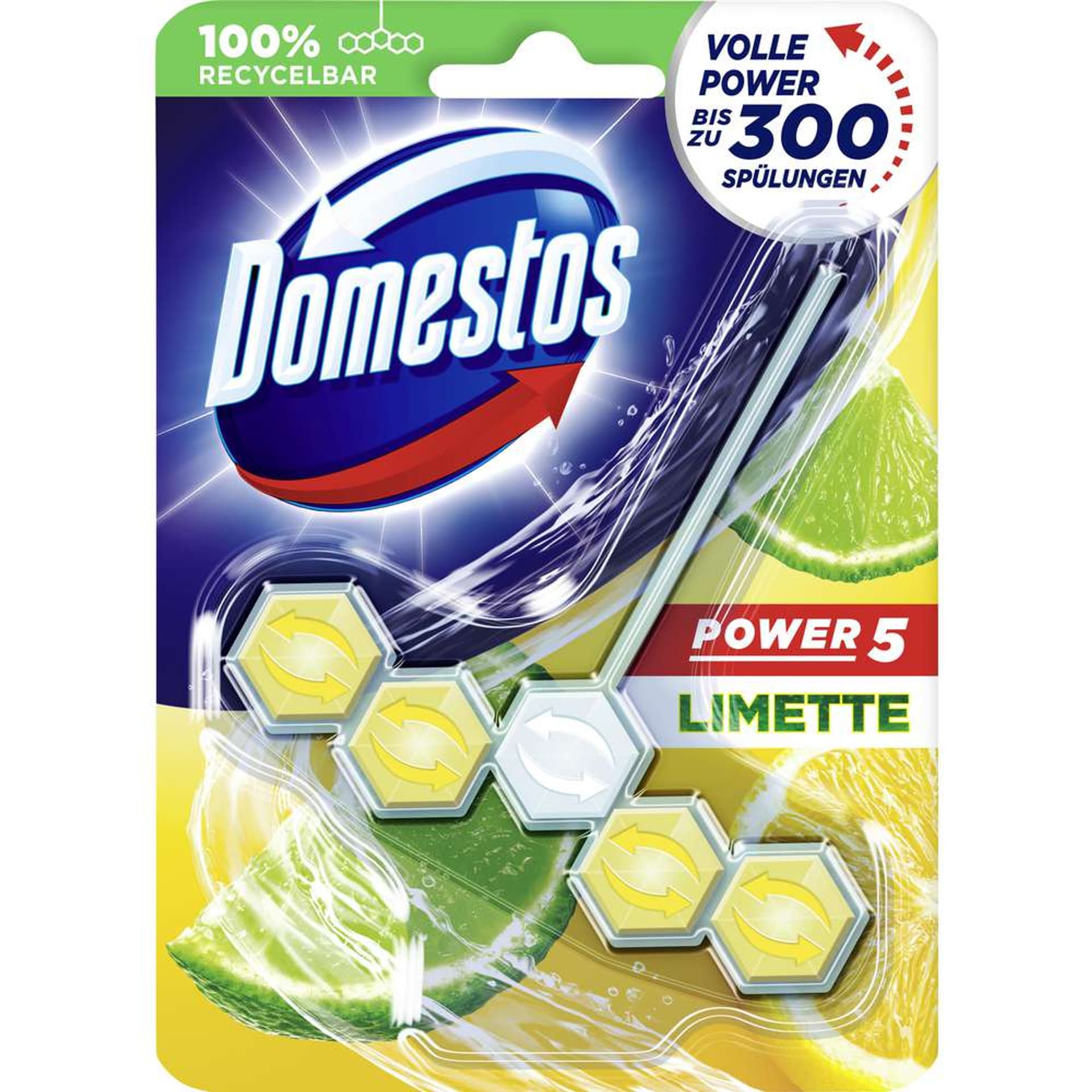 

Domestos Power 5 Limette Zawieszka WC 55 g DE