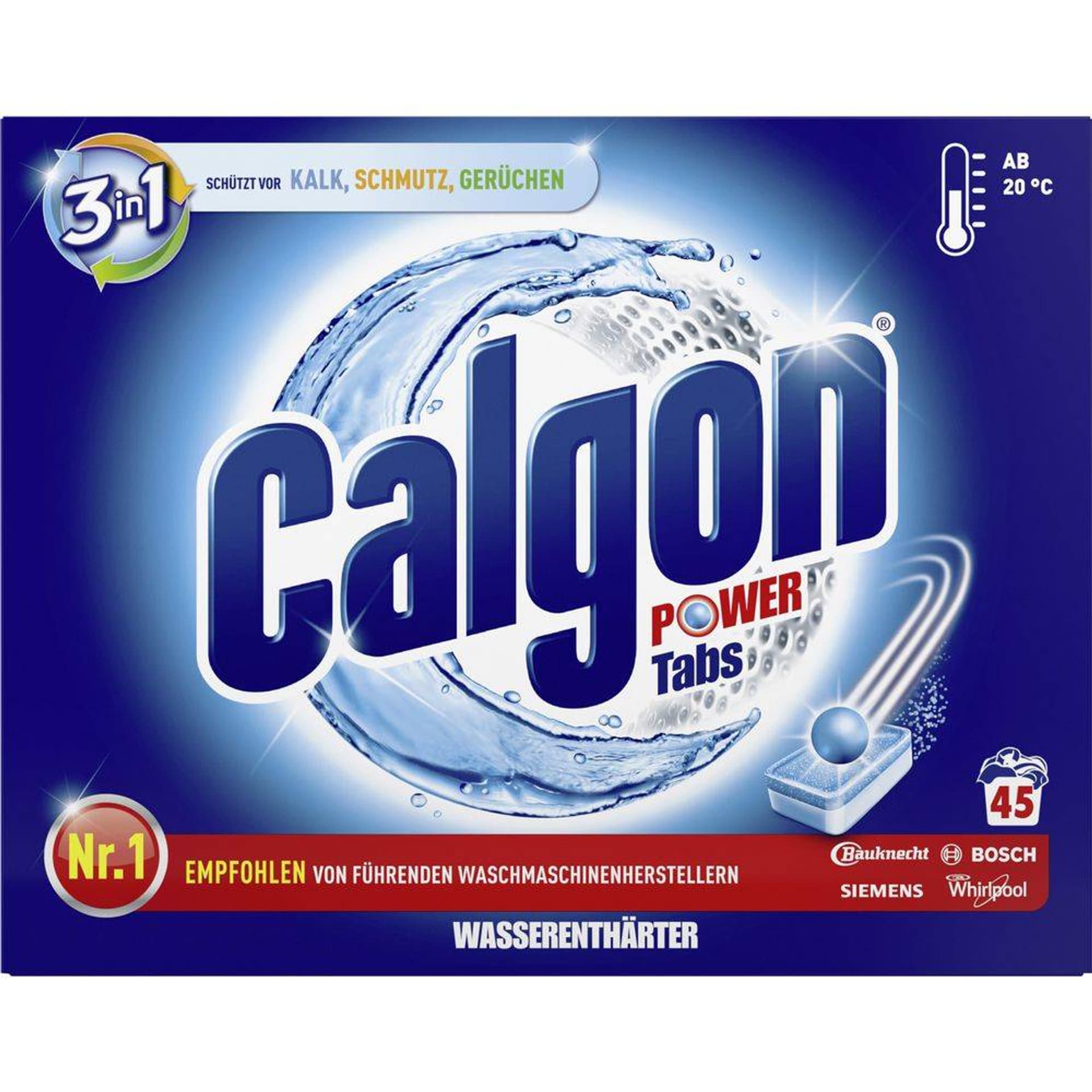 

Calgon 3 in 1 Power Tabs 45 szt.