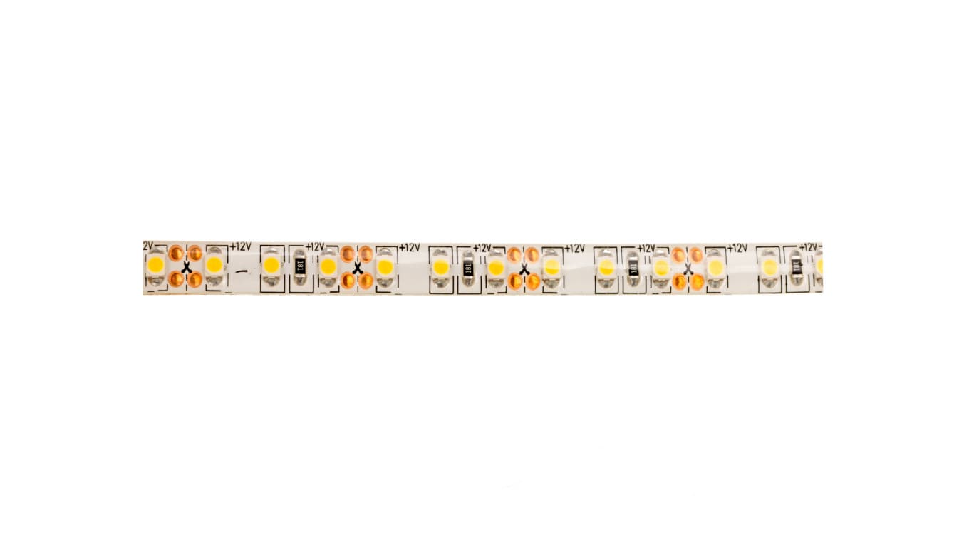 

Taśma Flash 3528, 600 LED ciepły biały, 48W, wodoodporna 8mm, Rolka 5m, 12V