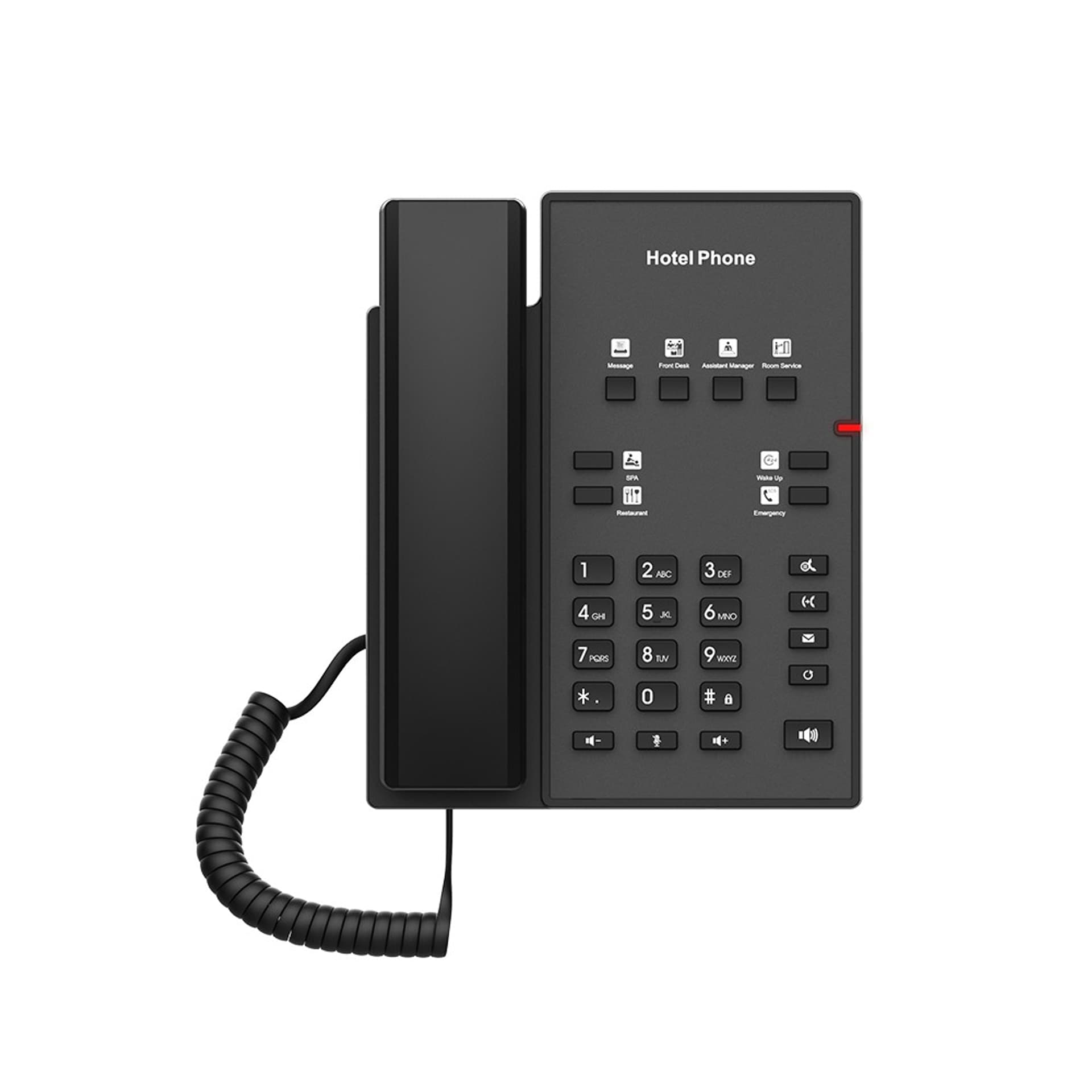 

FANVIL H1 BLACK - HOTEL VOIP PHONE WITH HD VOICE, 10/100 MBPS POE, DESKTOP