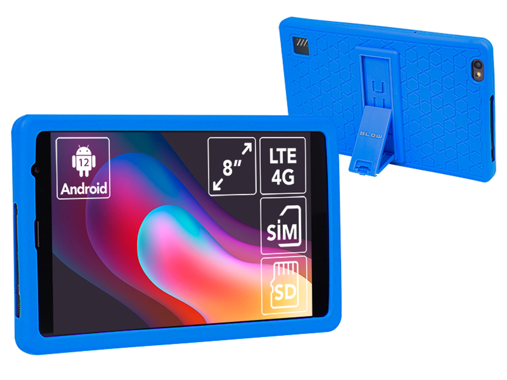 

Tablet BLOW PlatinumTAB8 4G V2+etui nieb