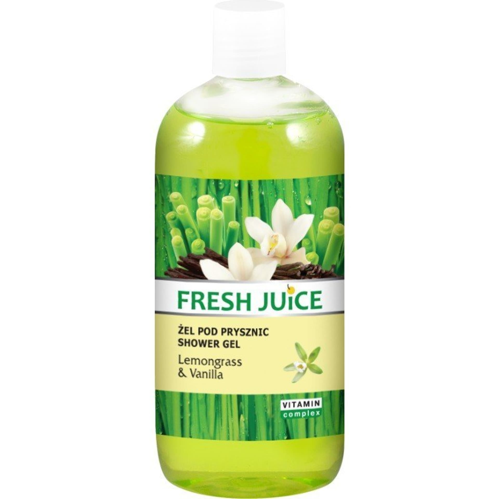 

Fresh Juice Żel pod prysznic Trawa Cytrynowa i Wanilia 500ml