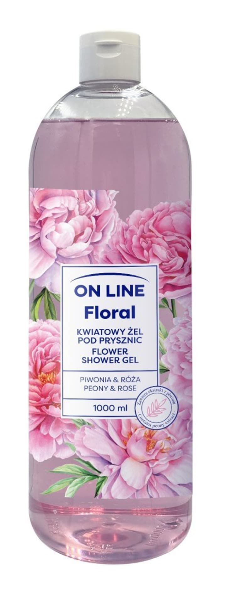 

ON LINE Floral Kwiatowy Żel pod prysznic - Piwonia & Róża 1000ml