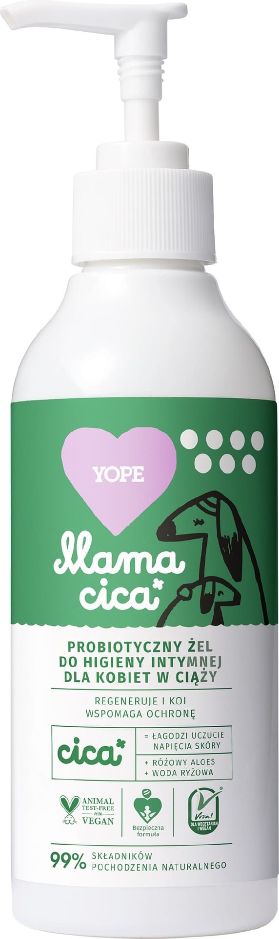 

YOPE Mama Cica Probiotyczny Żel do higieny intymnej dla kobiet w ciąży 300ml