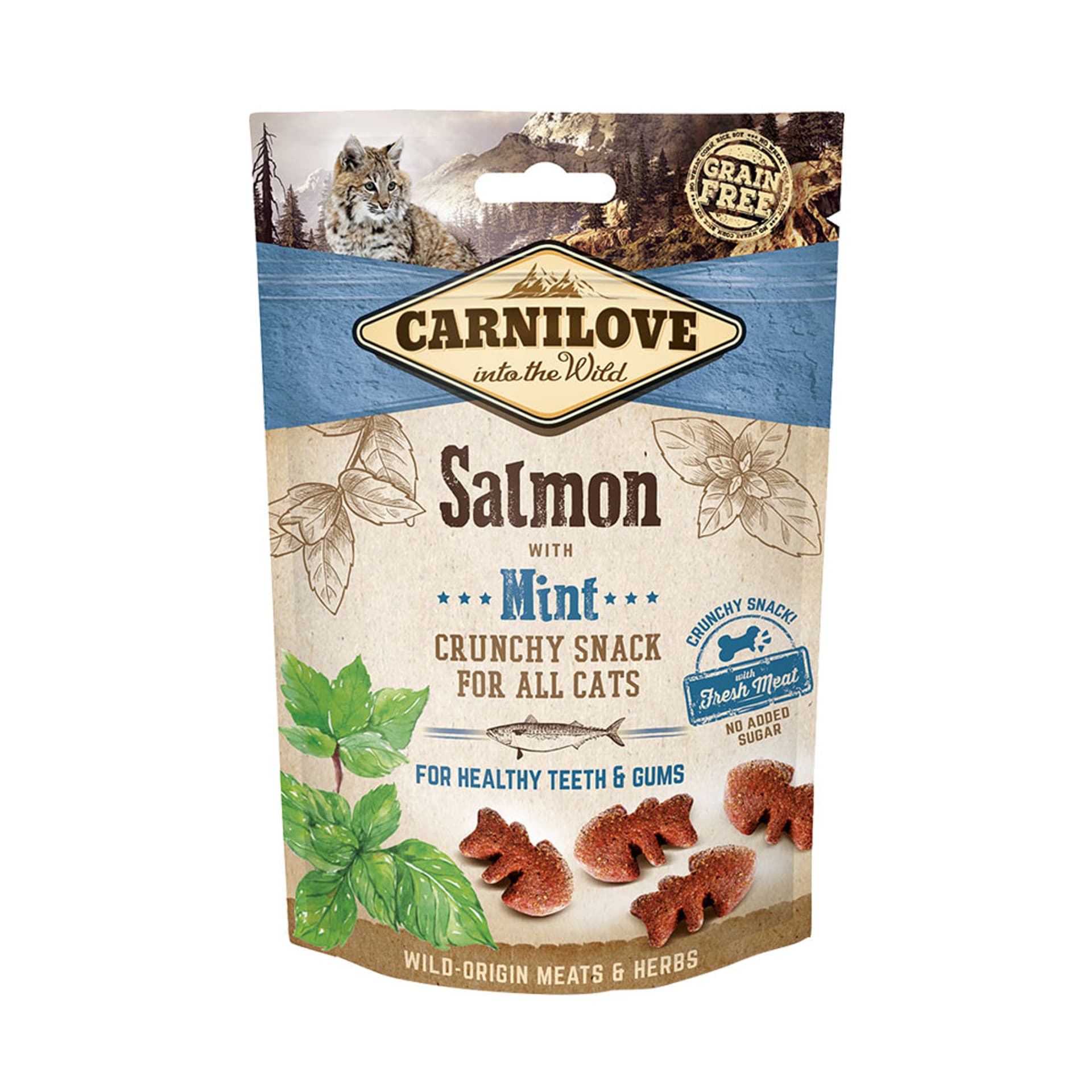 

Carnilove Crunchy Fresh Snack Salmon+Mint kot 50g
