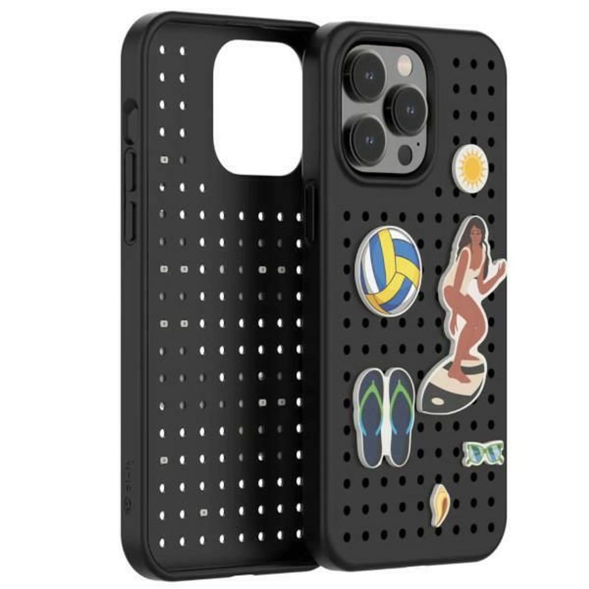 

Etui Pinit Dynamic Case iPhone 14 Pro Max 6.7" czarny/black