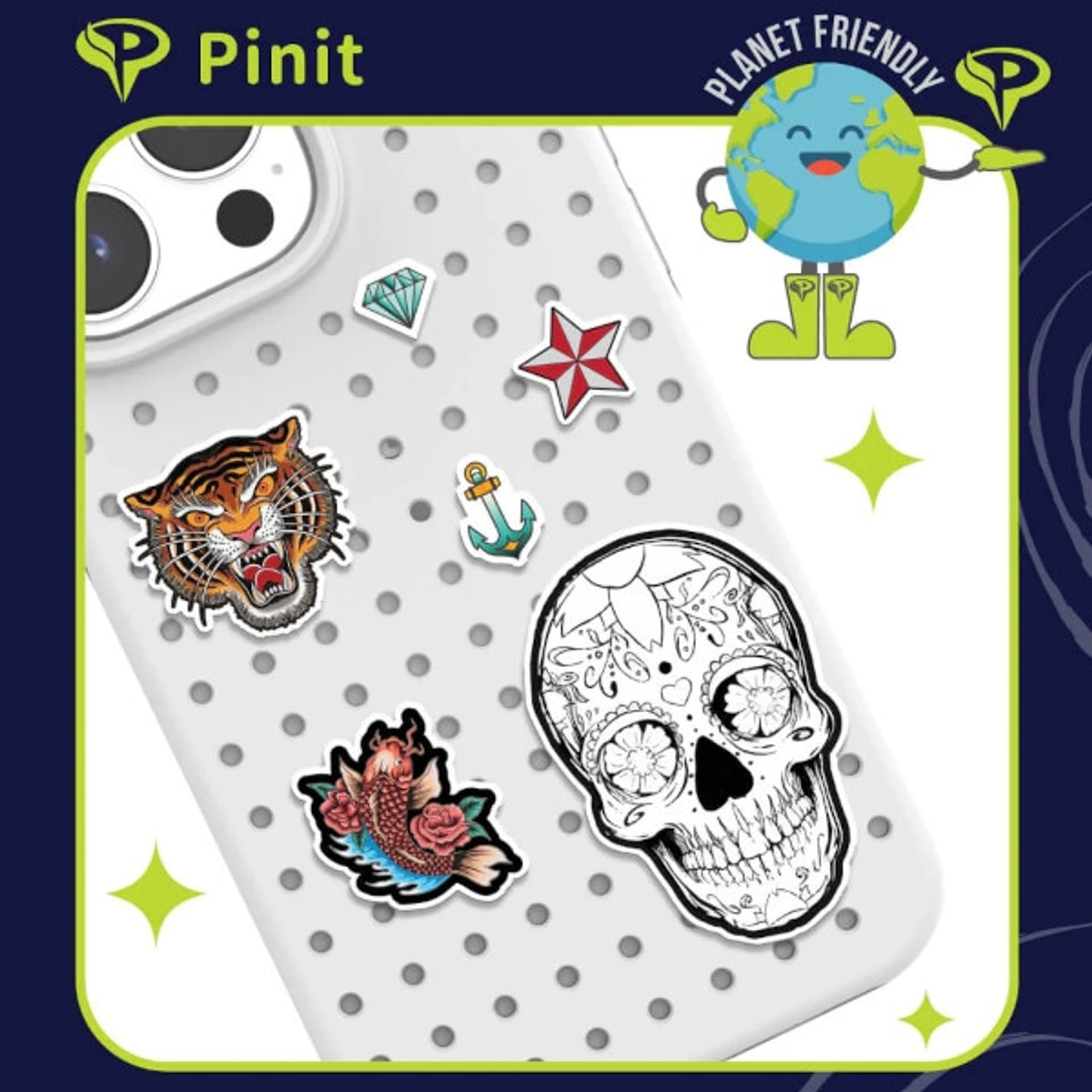 

Przypinki Pinit Tattoo Pin do Pinit Case Wzór 3