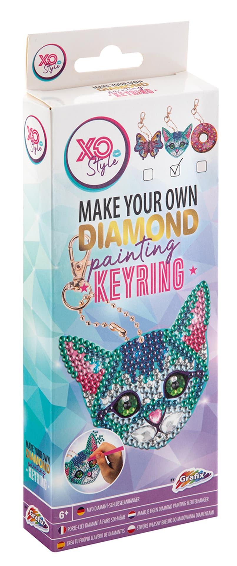 

BRELOK DO KLUCZY MYO DIAMOND PAINTING, 3 WZORY