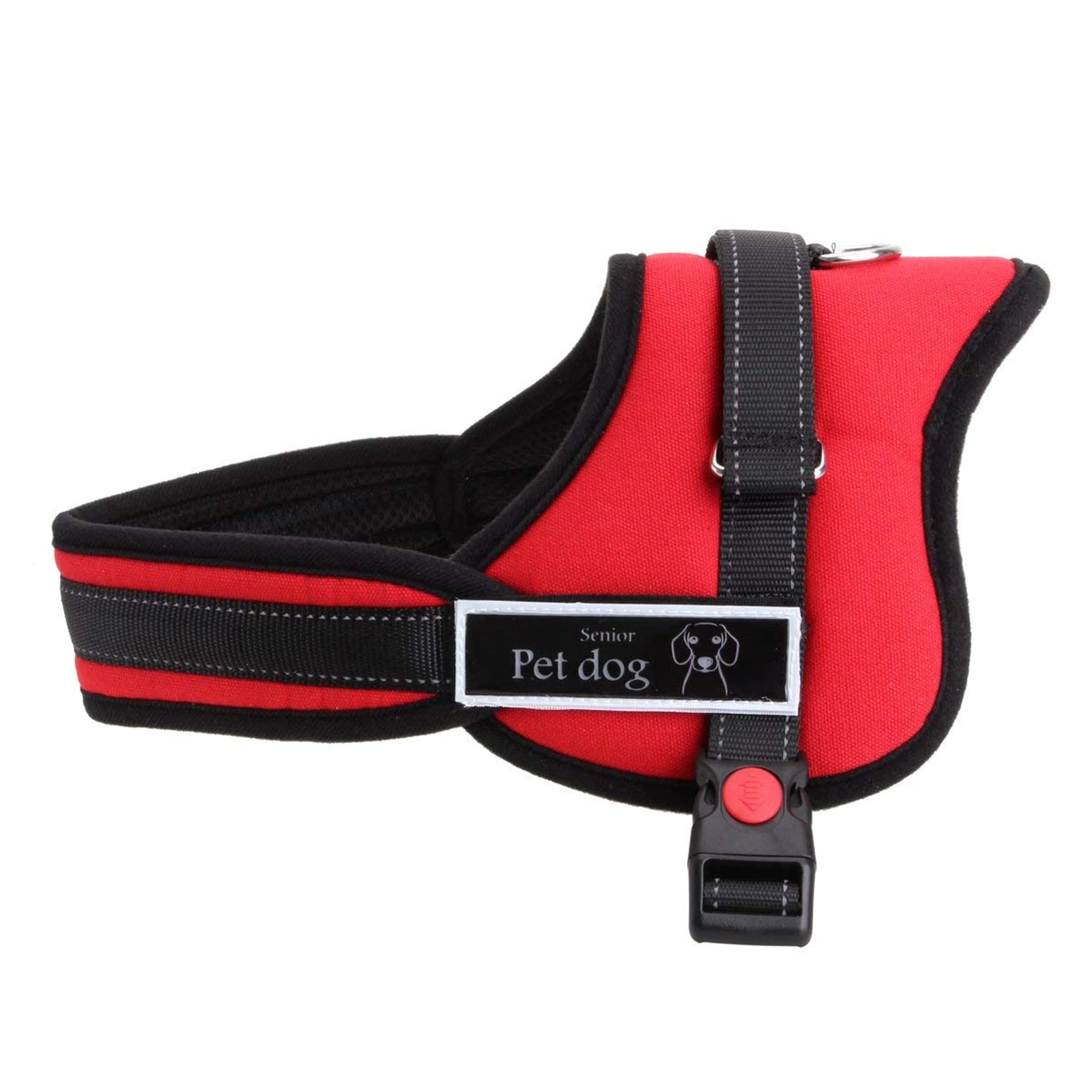 

Szelki dla psa bezuciskowe odblaskowe mocne XL 80-110cm Senior Dog czerwone