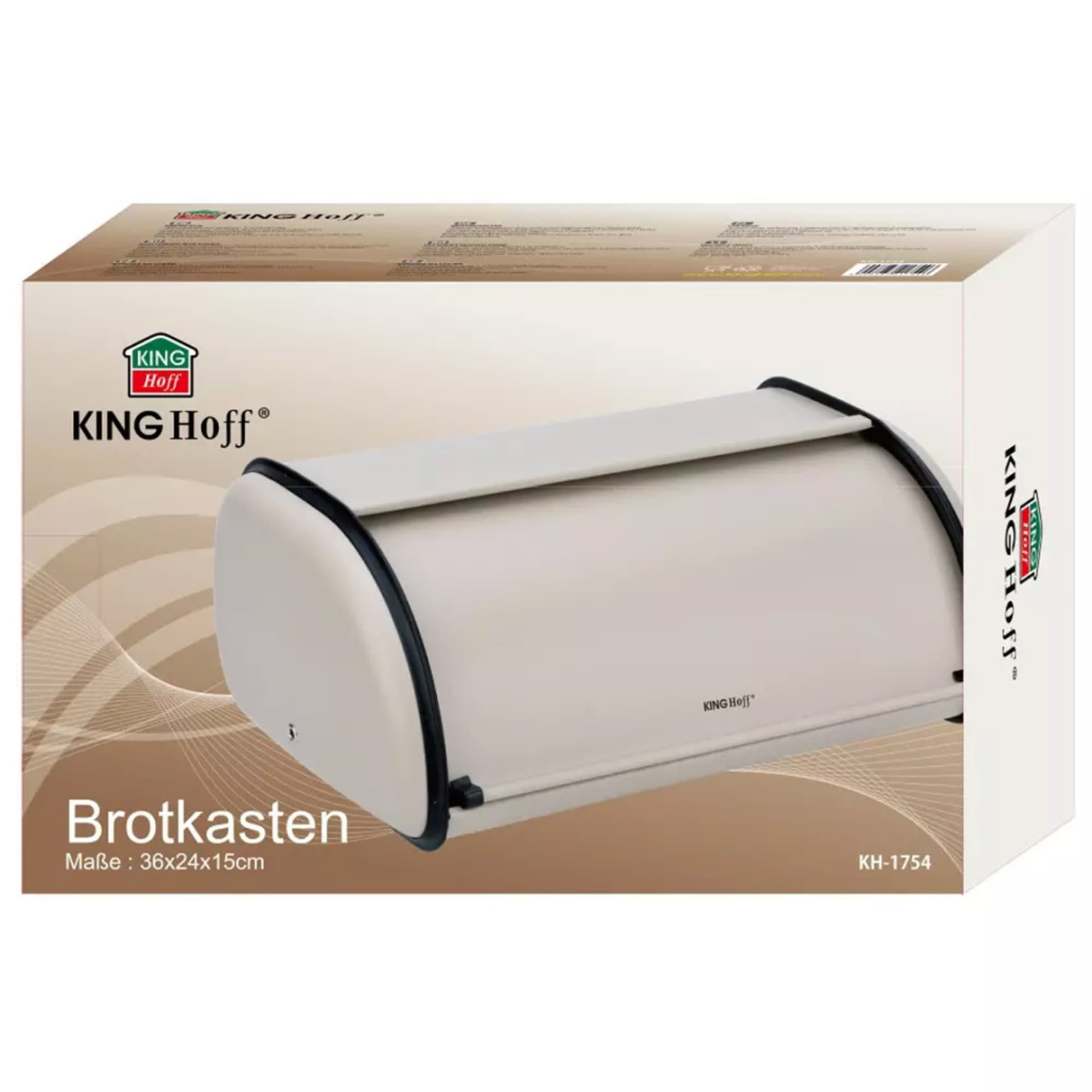 

CHLEBAK STALOWY KINGHOFF KH-1754 beżowy