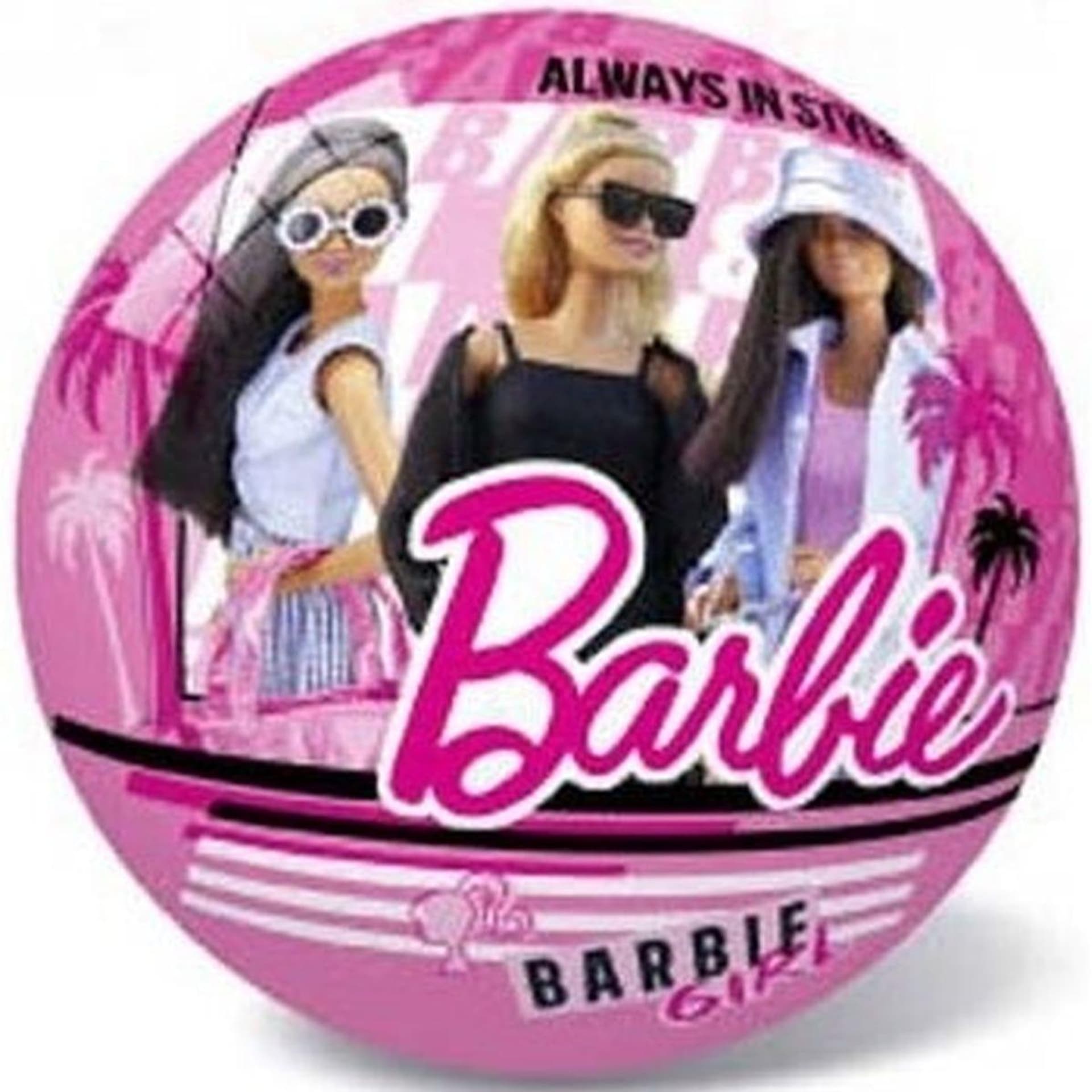 

PIŁKA GUMOWA 23 CM LICENCJA BARBIE MATTEL