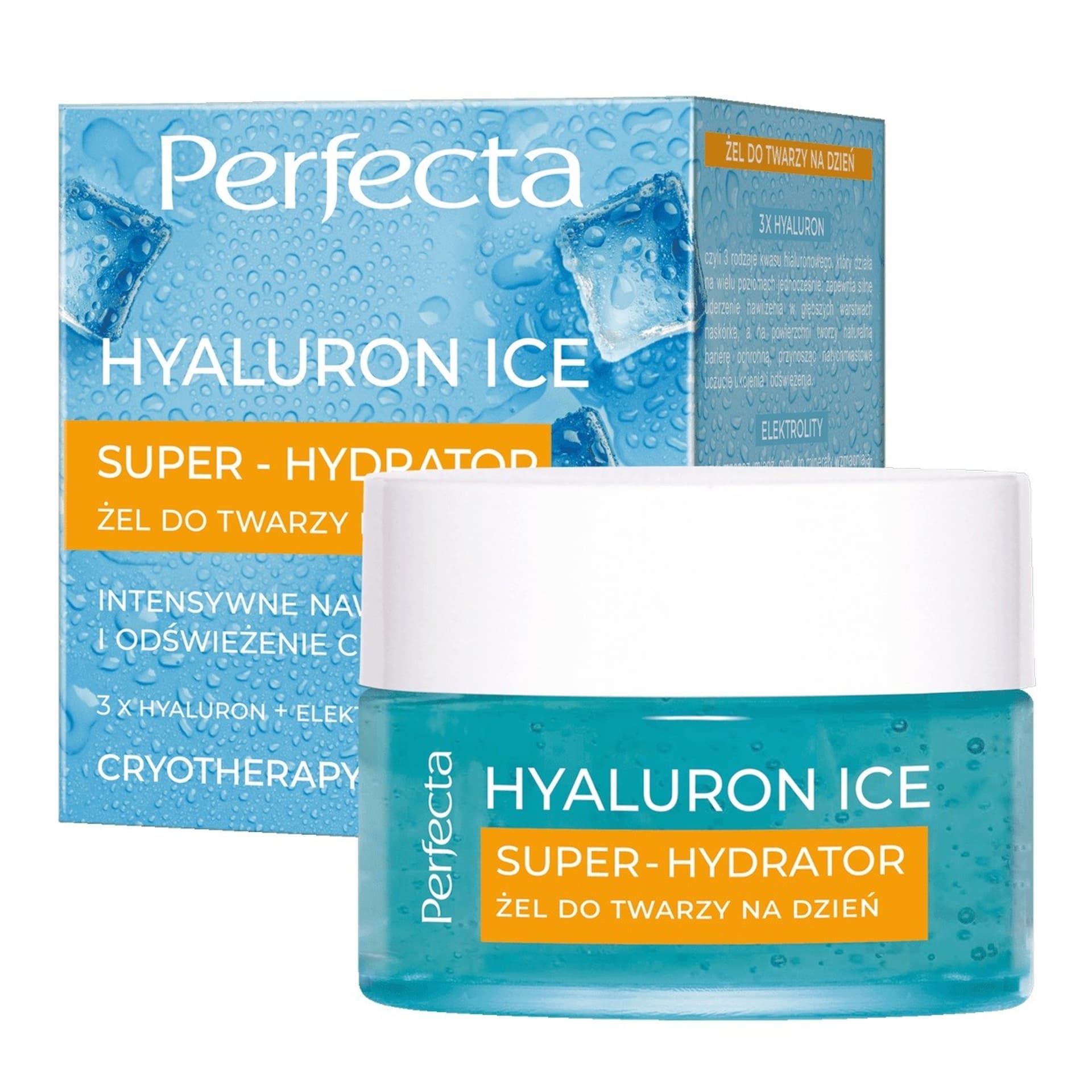 

PERFECTA Hyaluronic Ice Żel do twarzy na dzień SUPER - HYDRATOR 50ml