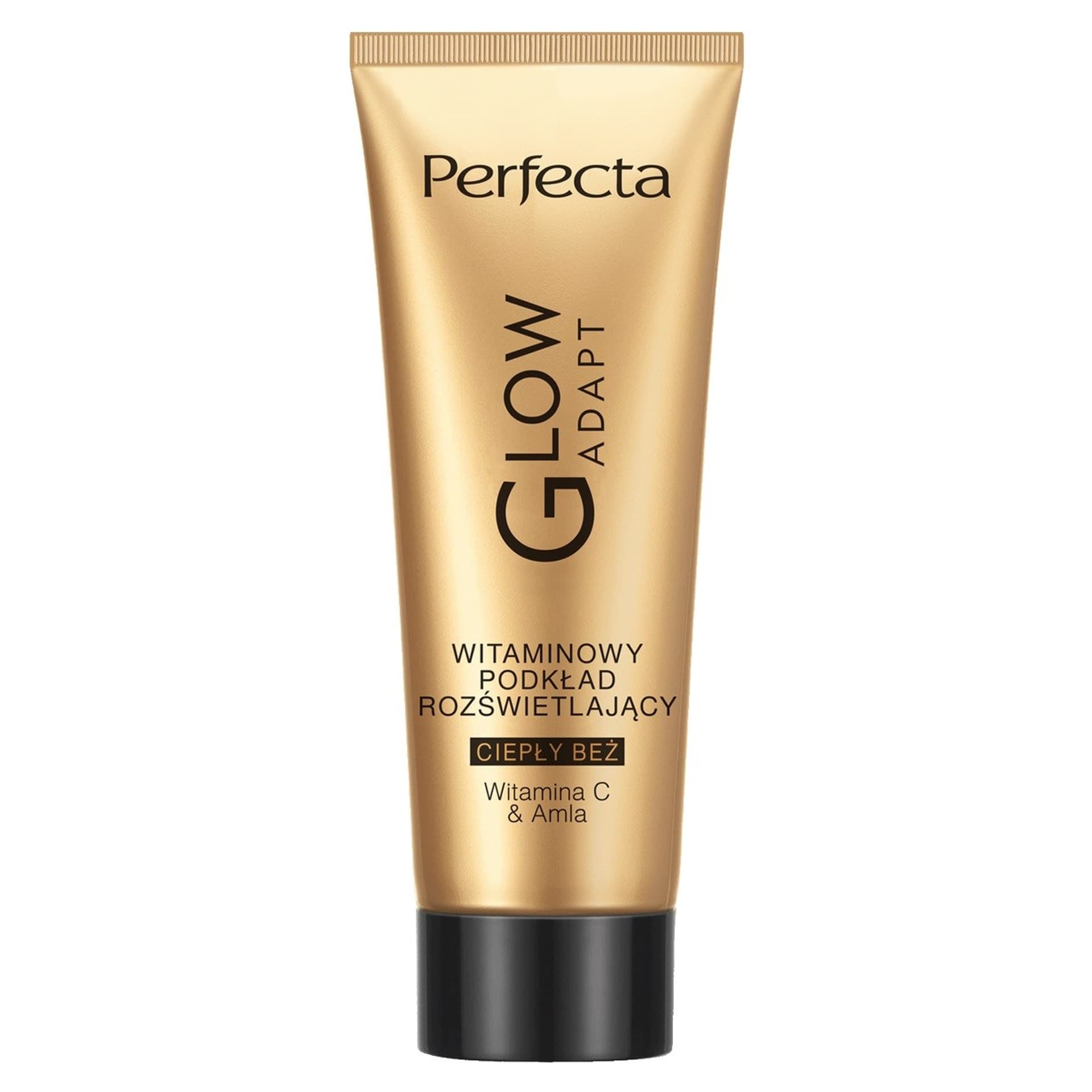 

PERFECTA Glow Adapt Witaminowy Podkład rozświetlający - ciepły beż 30ml