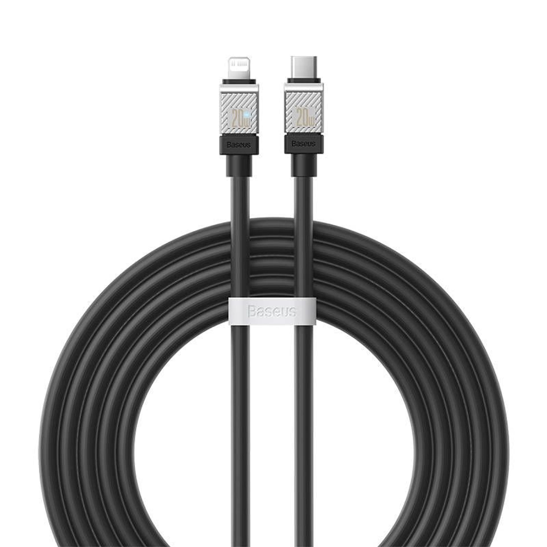 

Kabel szybko ładujący Baseus USB-C do Lightning CoolPlay Series 20W 2m (czarny)