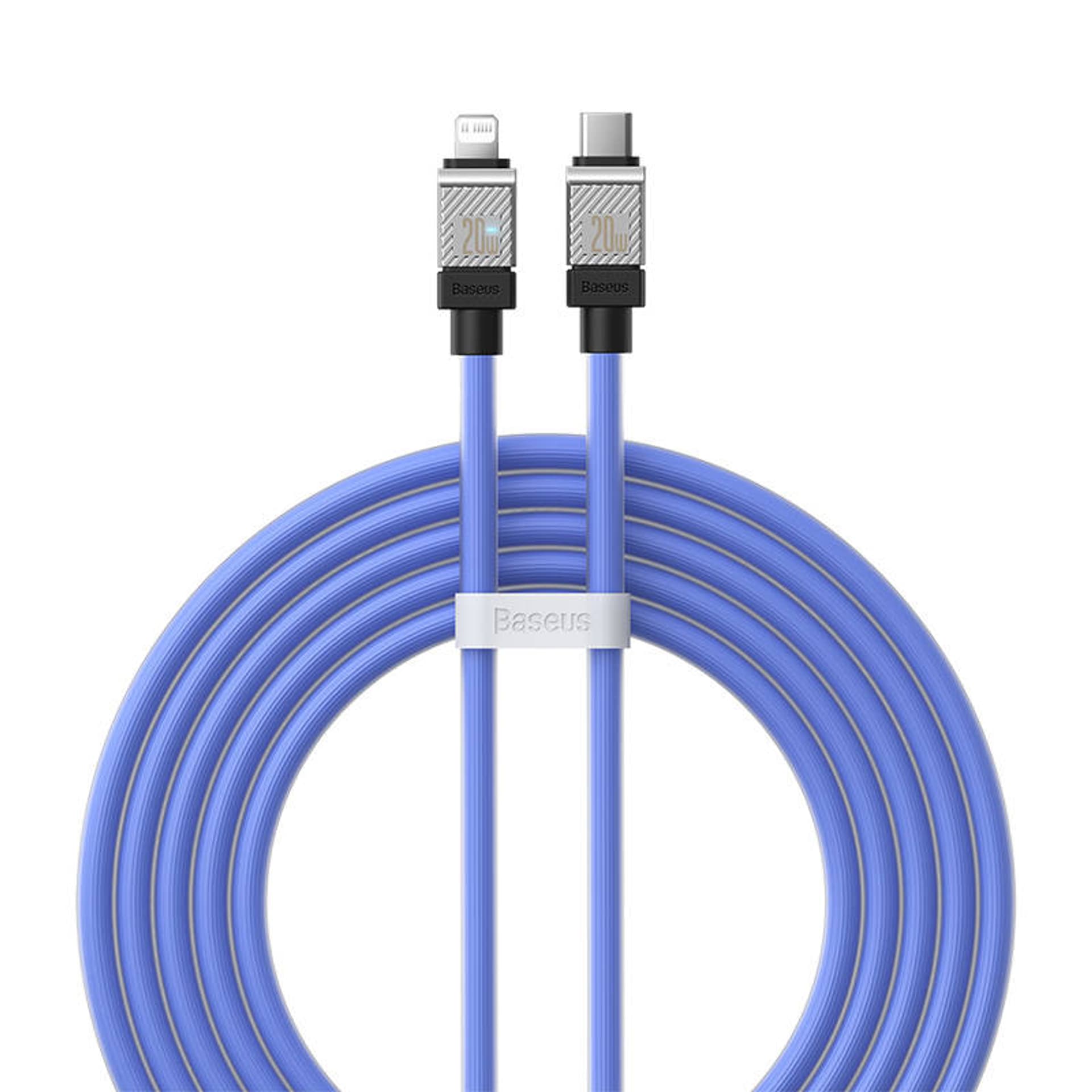 

Kabel szybko ładujący Baseus USB-C do Lightning CoolPlay Series 20W 2m (fioletowy)