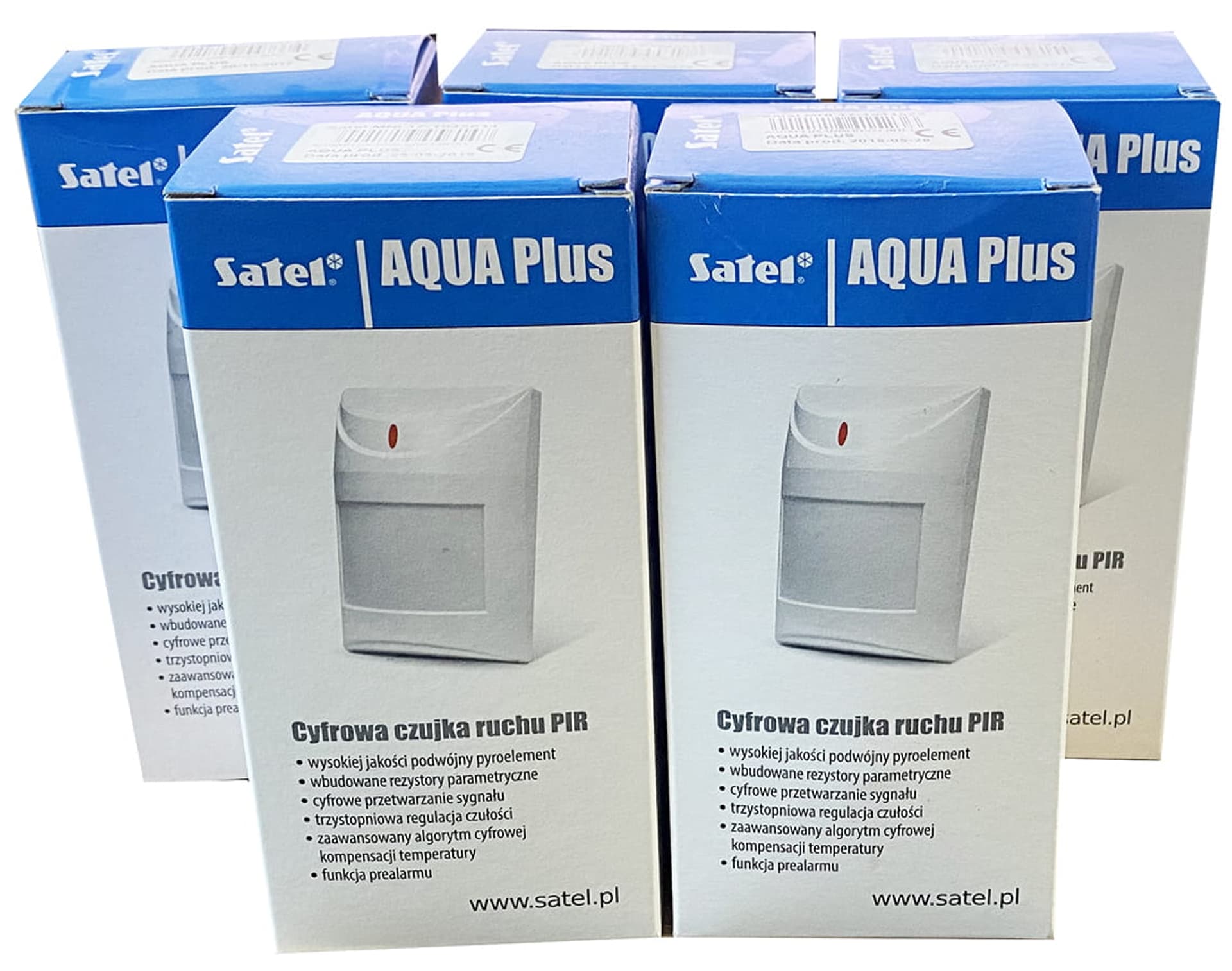 

Czujka PIR SATEL AQUA PLUS + uchwyt bracket 80200