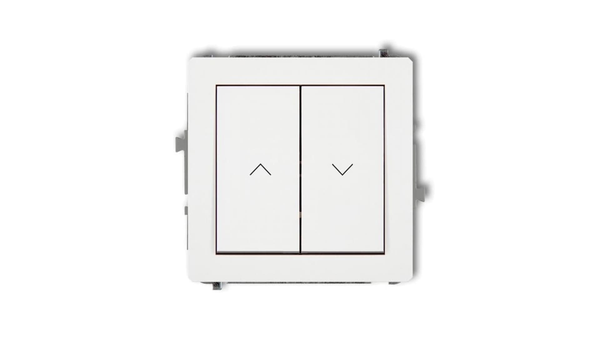 

DECO Mechanizm łącznika żaluzjowego z podtrzymaniem, biały mat 25DWP-88