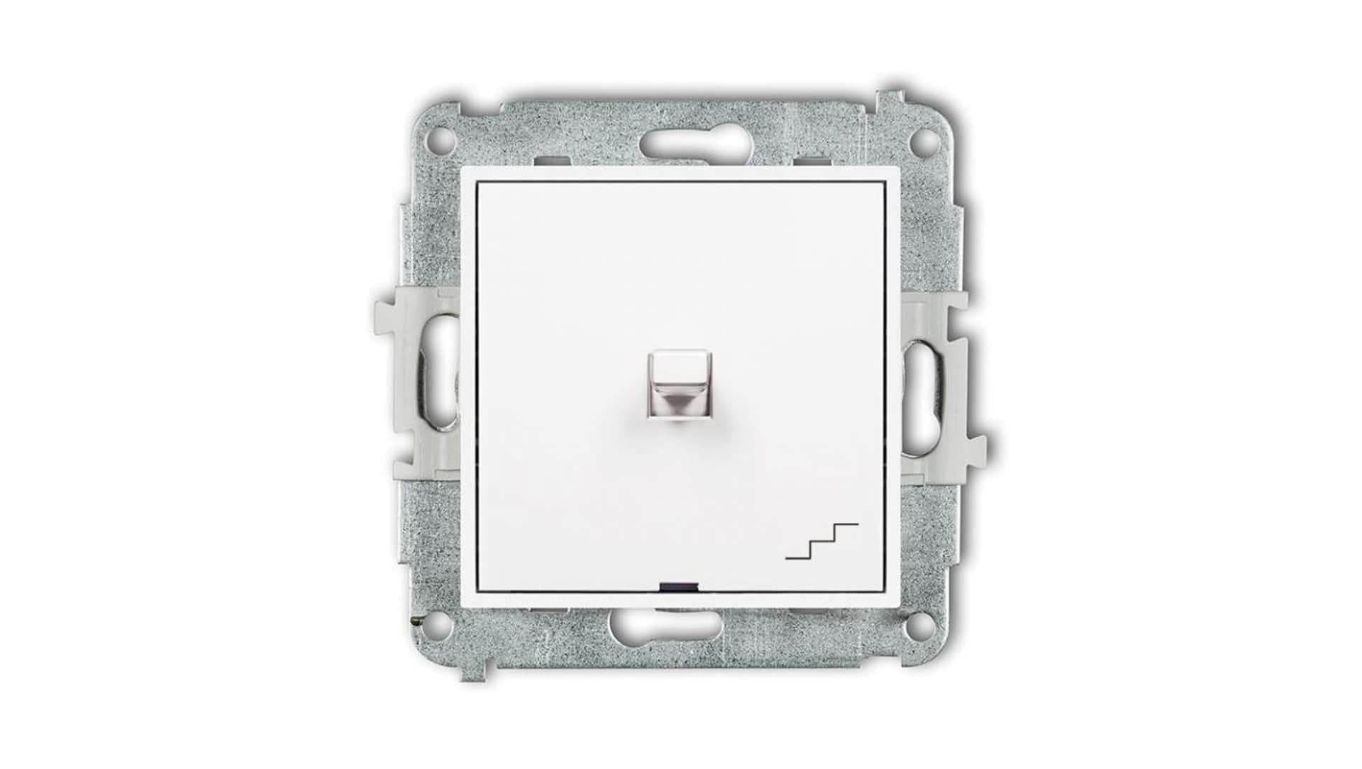 

MINI Mechanizm łącznika schodowego w stylu amerykańskim biały mat 25MWPUS-3