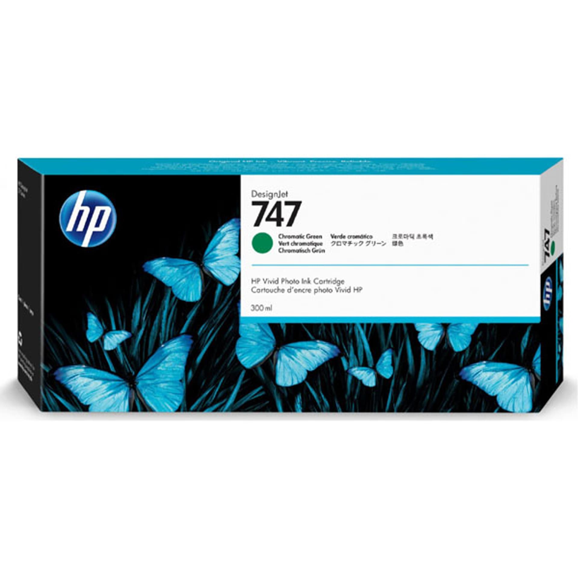 

HP oryginalny ink / tusz P2V84A, HP 747, chromatic green, 300ml, HP HP DesignJet Z9