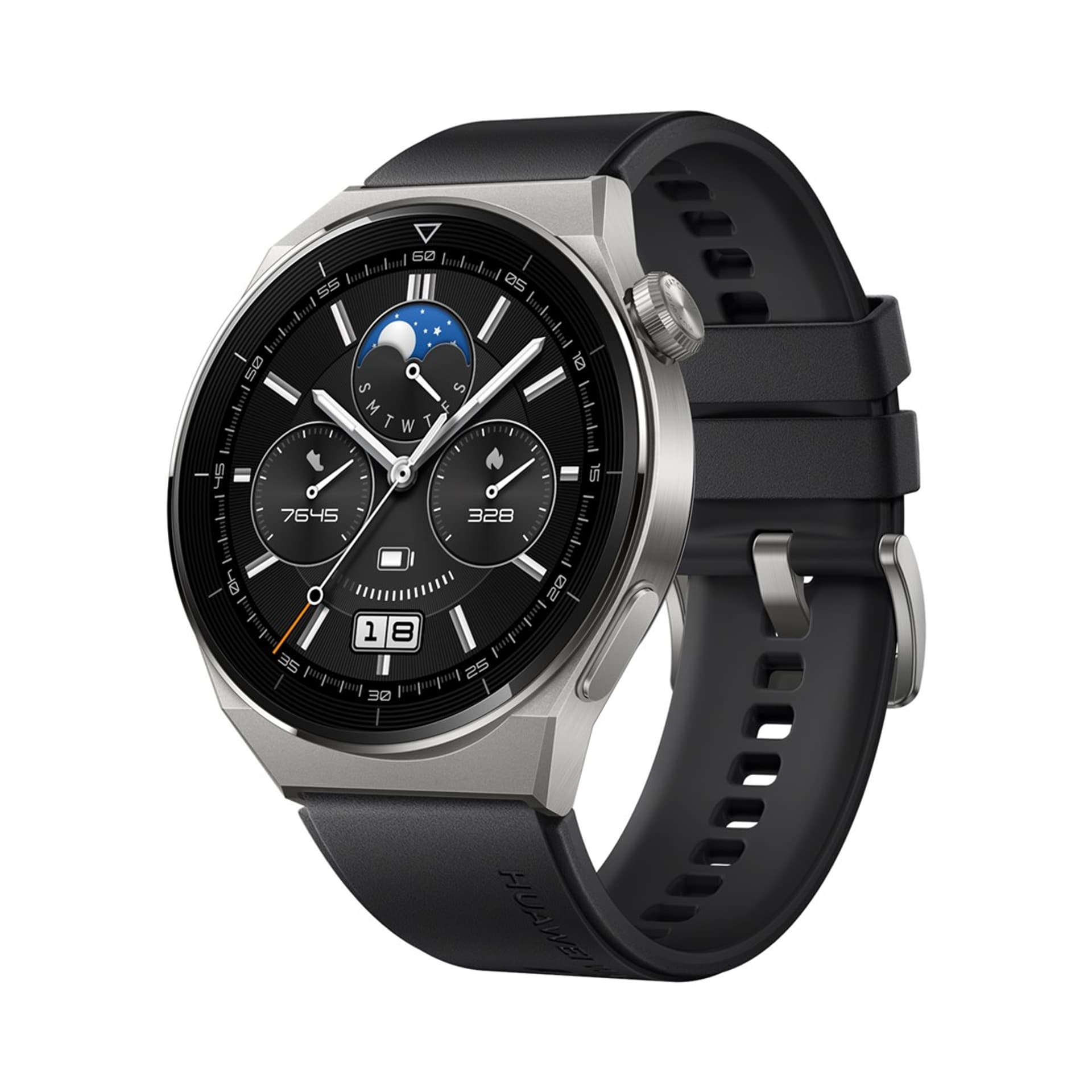

Huawei Watch GT3 Pro 46mm Fluoroelastomer Strap Black