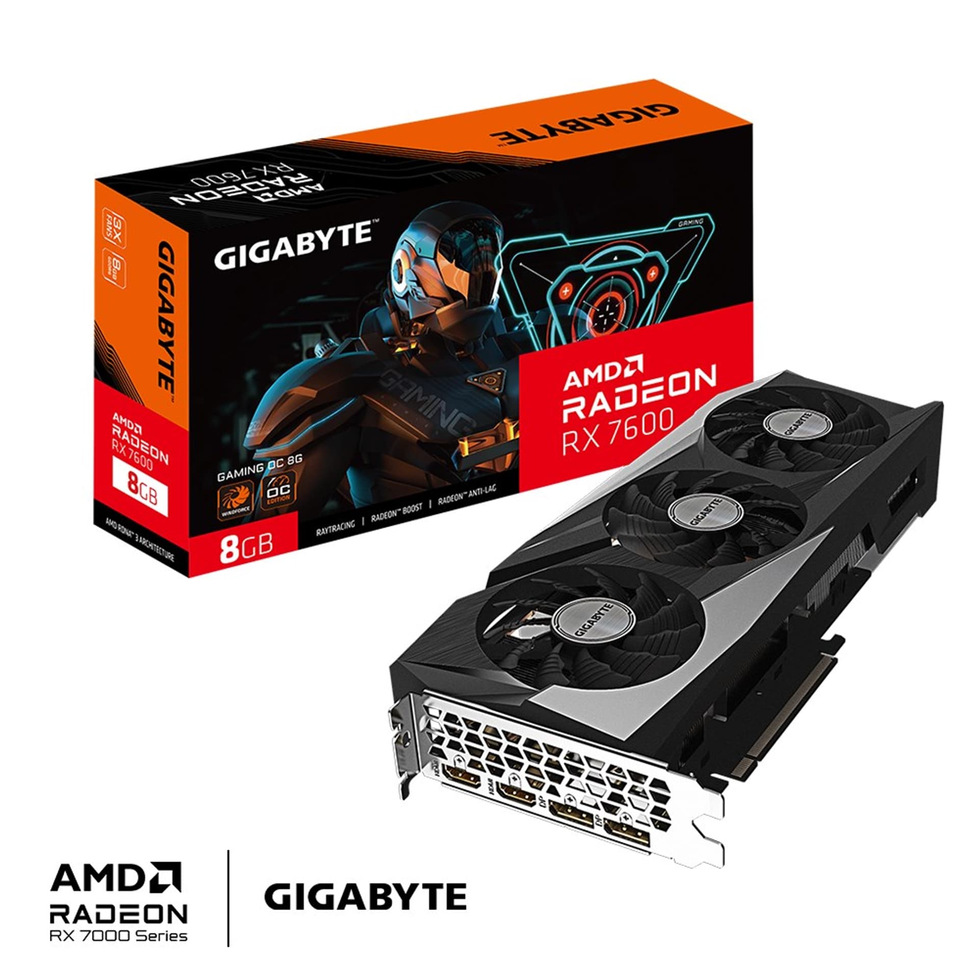 

Karta graf. Gigabyte AMD Radeon RX 7600 Gam. OC 8GB