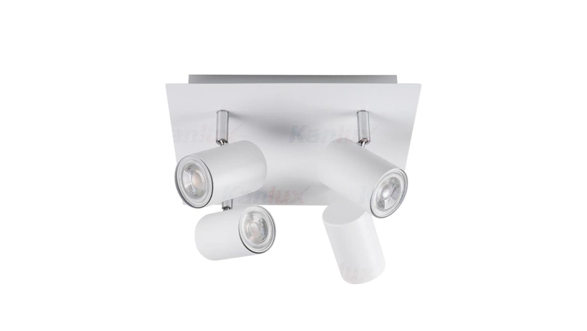 

Oprawa ścienno-sufitowa GU10 4x max 10W EVALO EL-4O W-SR biały 35696