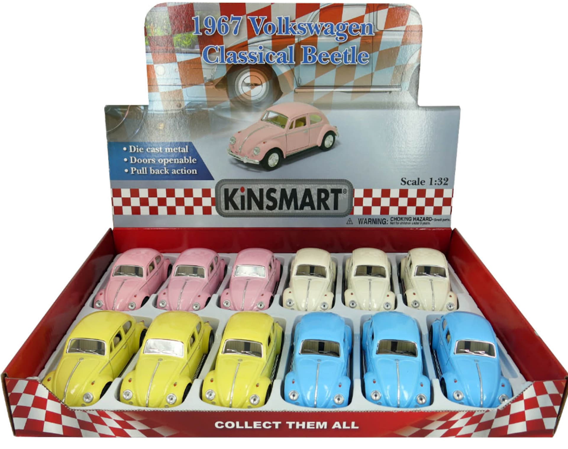 

1967 VOLKSWAGEN CLASSICAL BEETLE 1:32