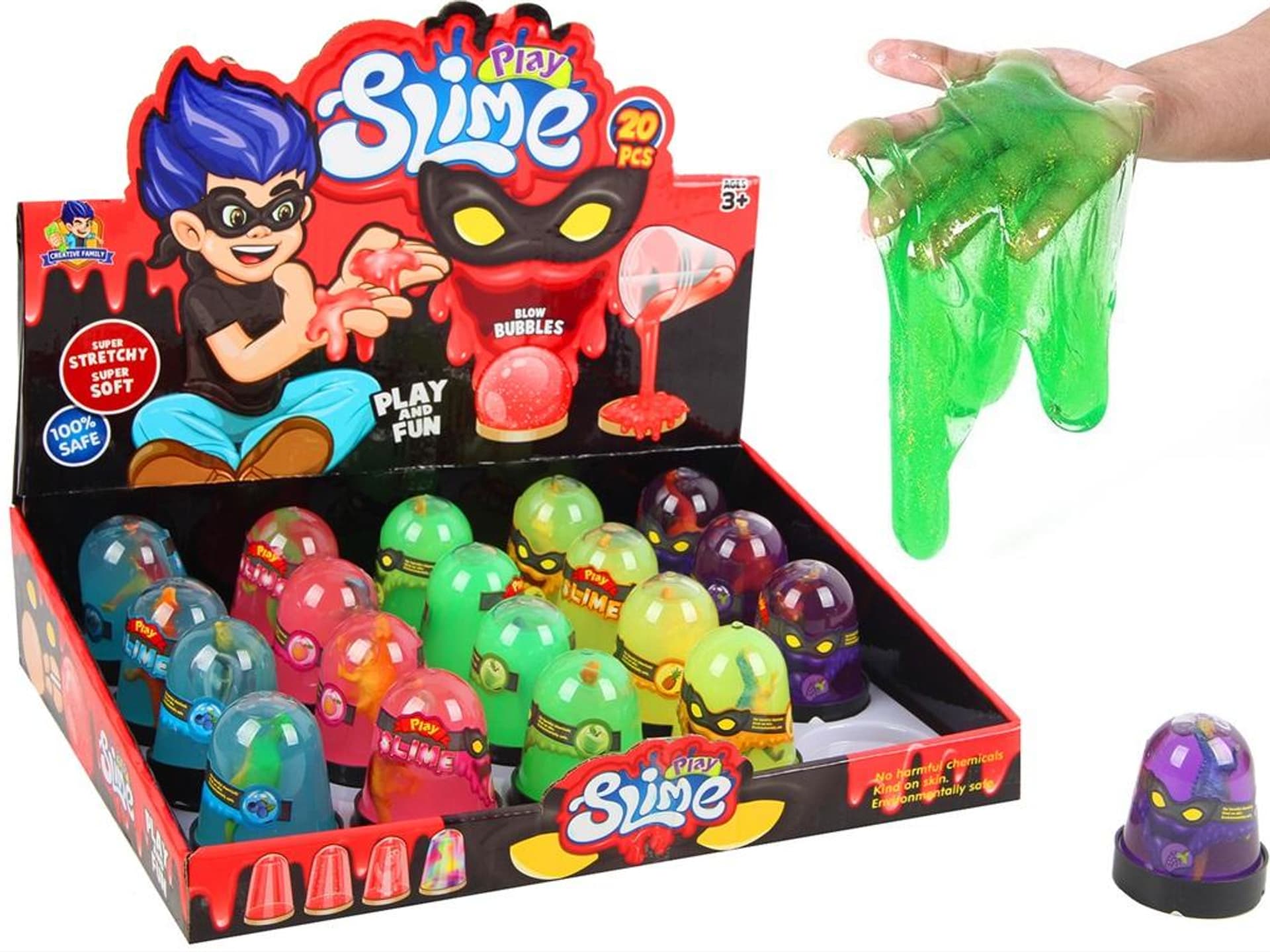 

MASA PLASTYCZNA MAGICZNA SLIME GLUT DUŻA + FIGURKA