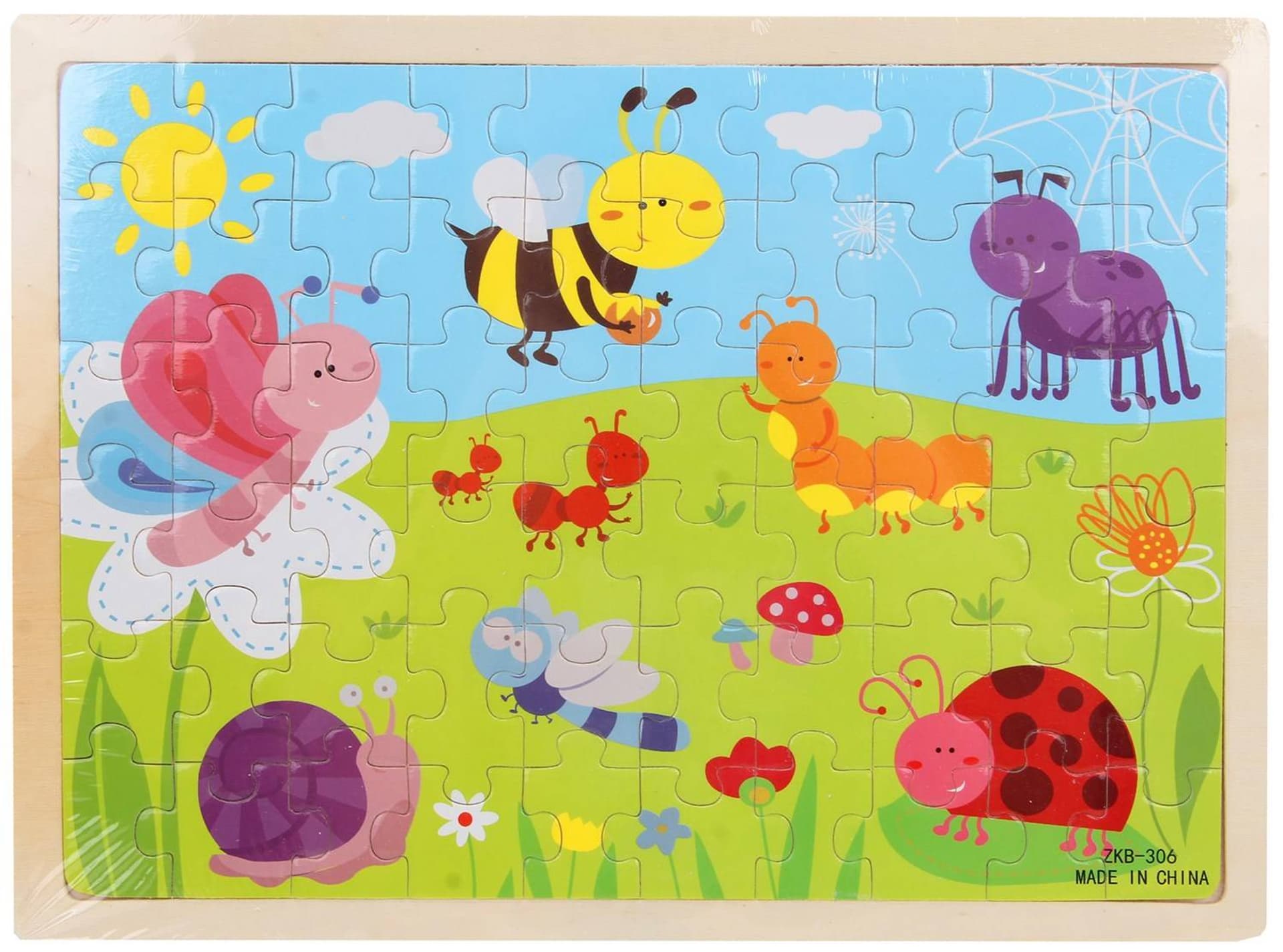 

PUZZLE DREWNIANE ŁĄKA 60 ELEMENTÓW
