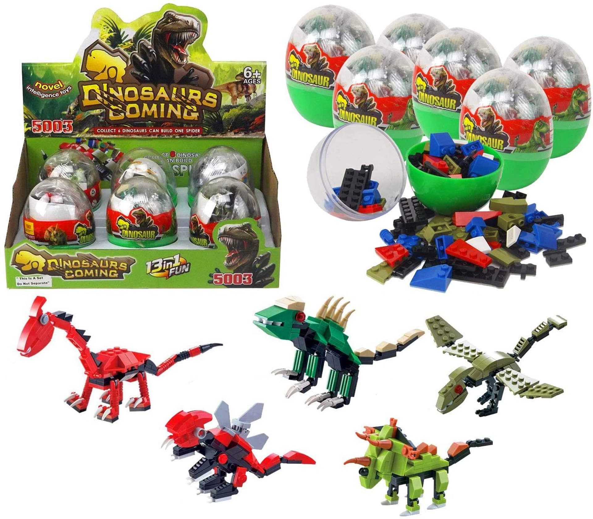 

KLOCKI DINOZAURY W JAJKU