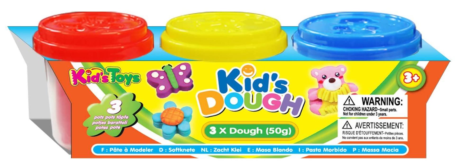 

MASA PLASTYCZNA 3 KOLORY 50g