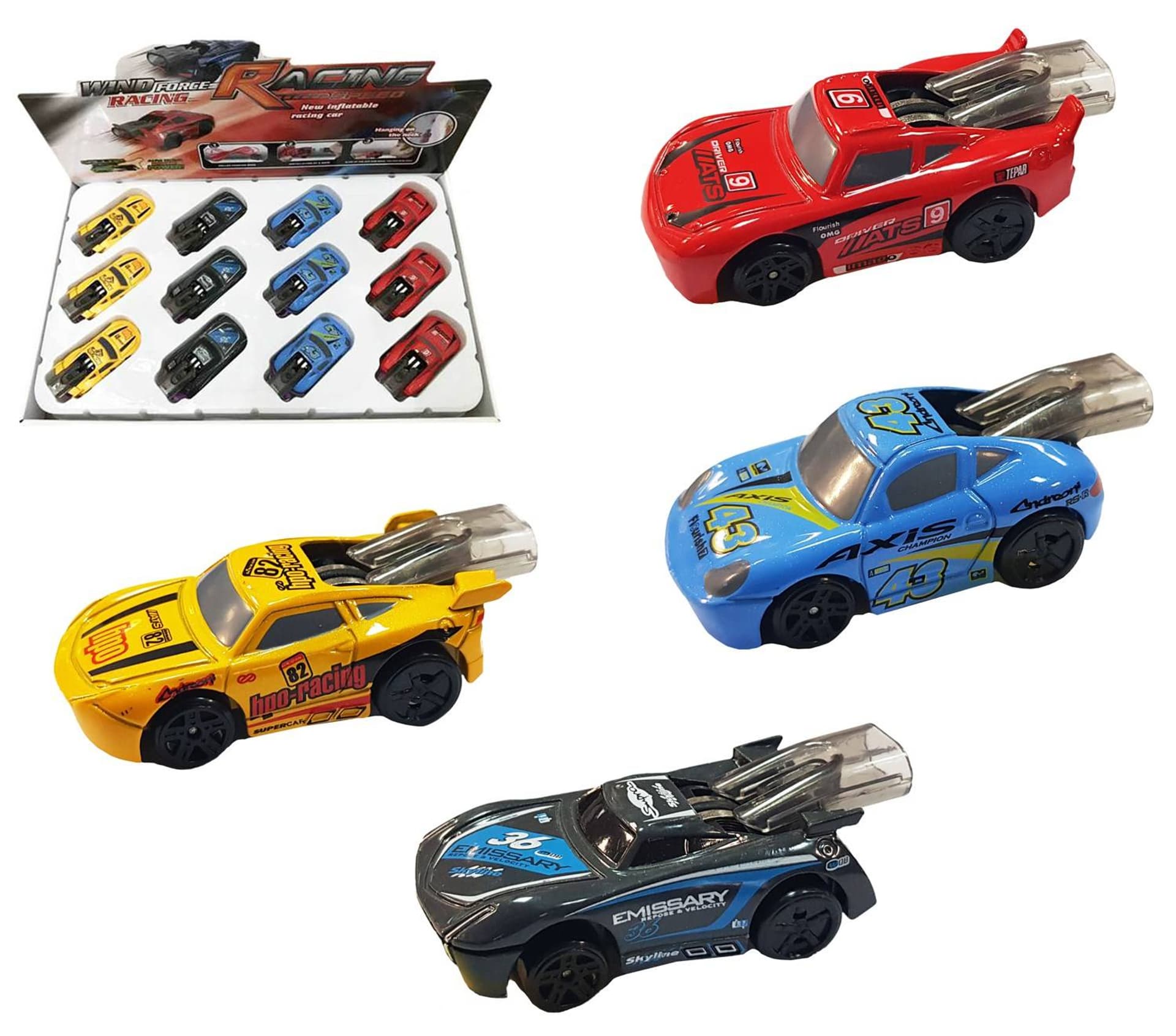 

AUTO METALOWE NAPĘDZANE PODMUCHEM