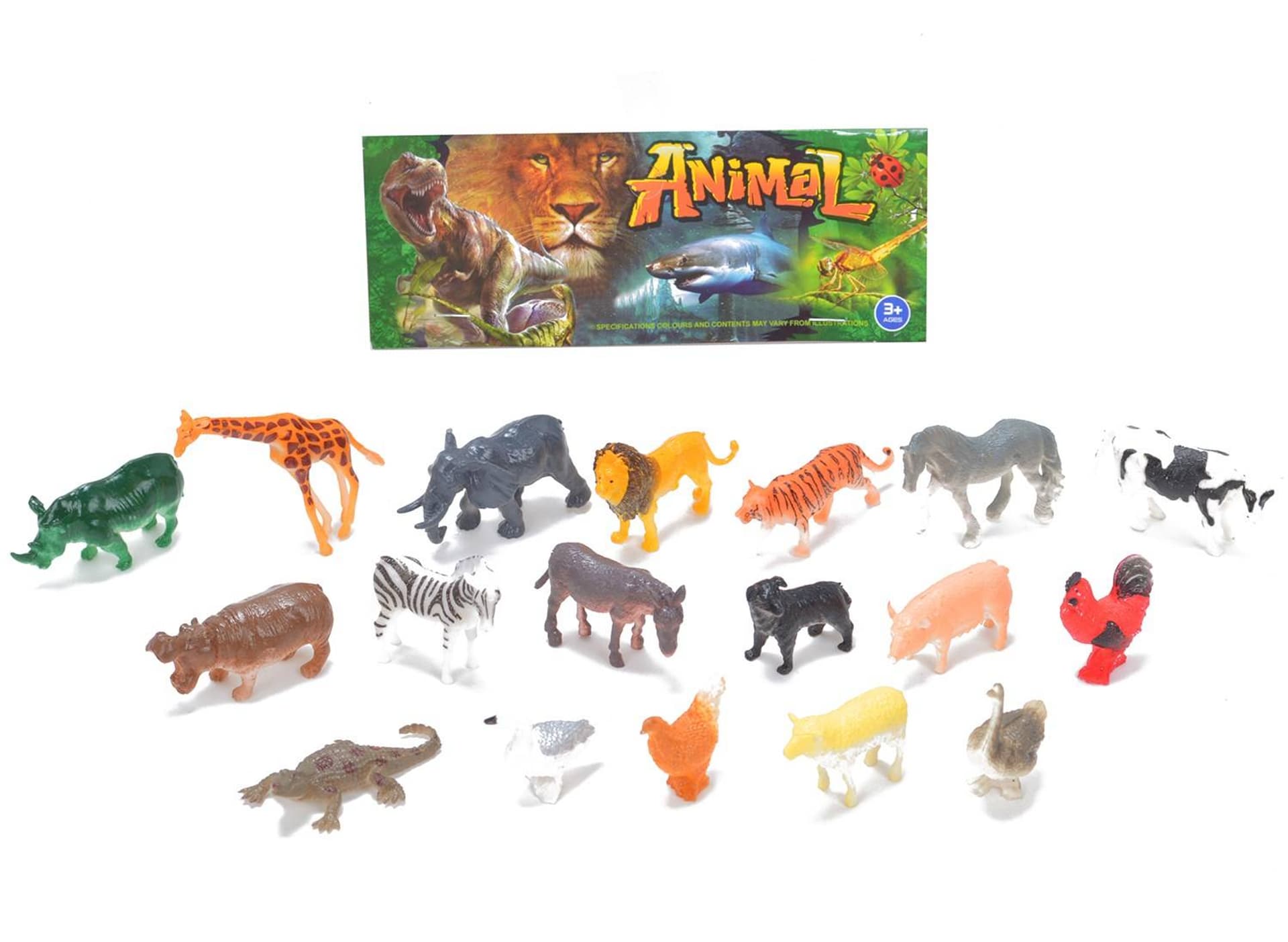 

ZWIERZĘTA DOMOWE I ZOO 18 SZTUK