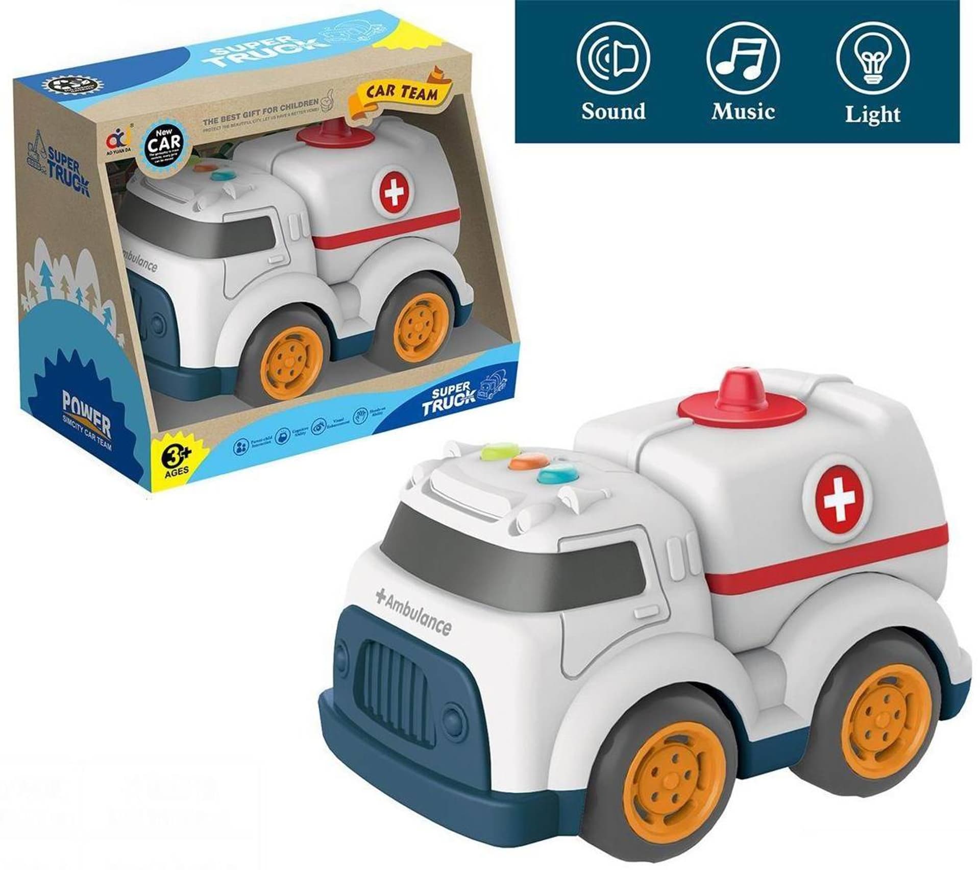 

AUTO AMBULANS NA BATERIE ŚWIATŁO DŹWIĘK