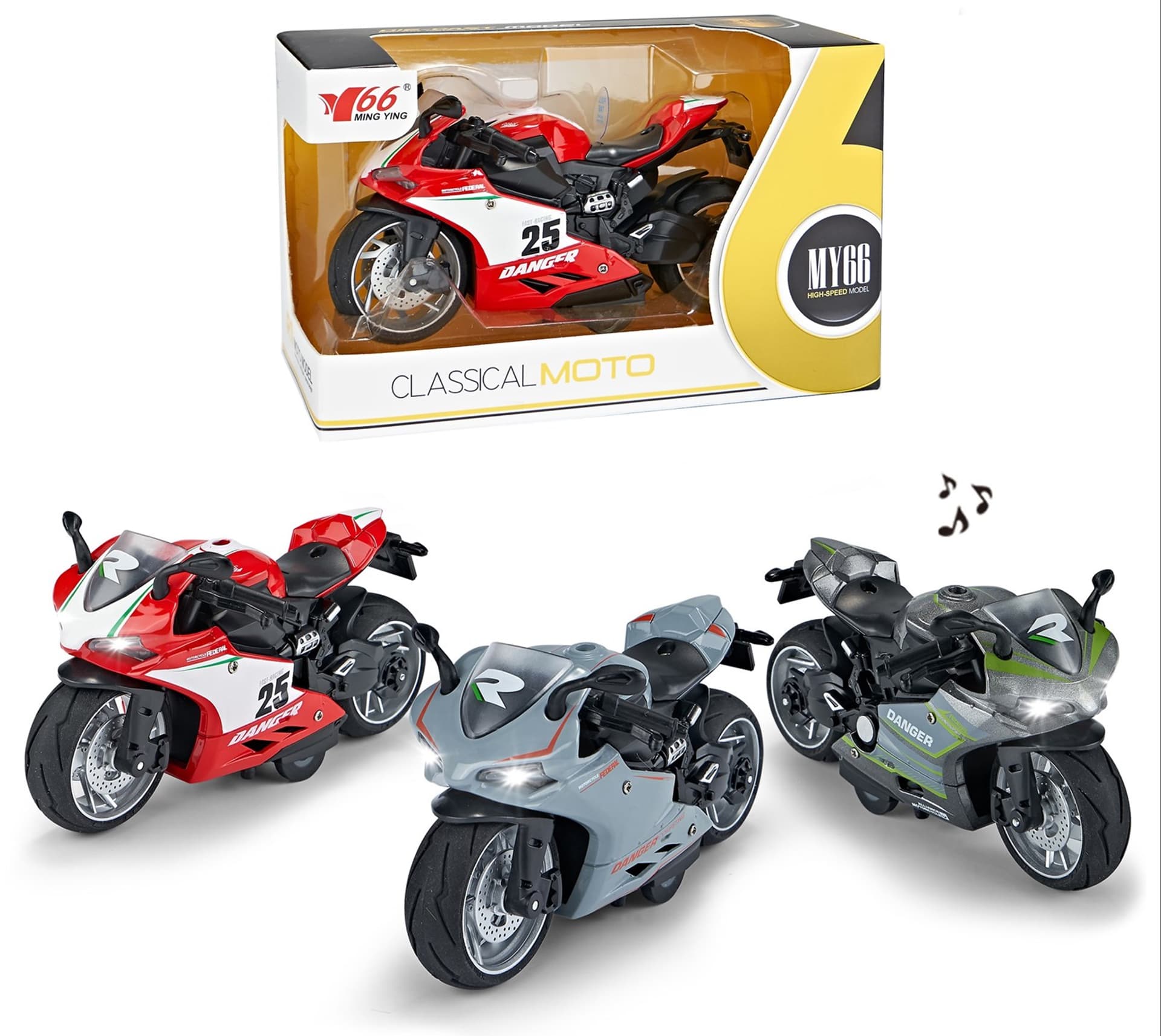 

MOTOCYKL METALOWY DŹWIĘK