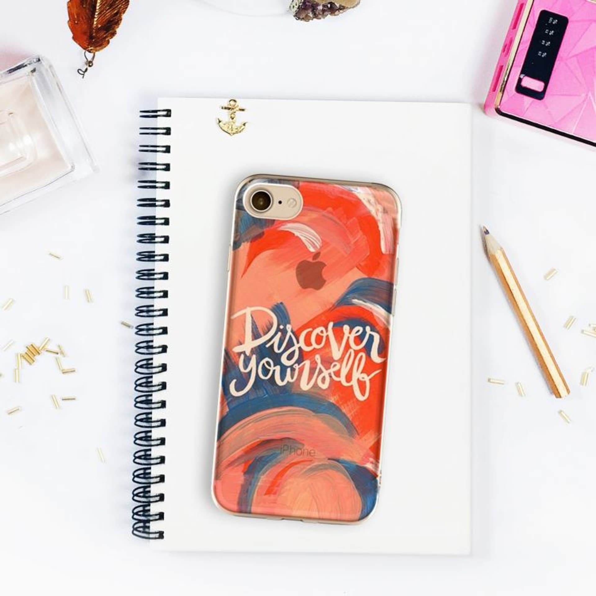 

ETUI NA TELEFON IPHONE 5/5S - DISCOVER YOURSELF ETUI16WZ4