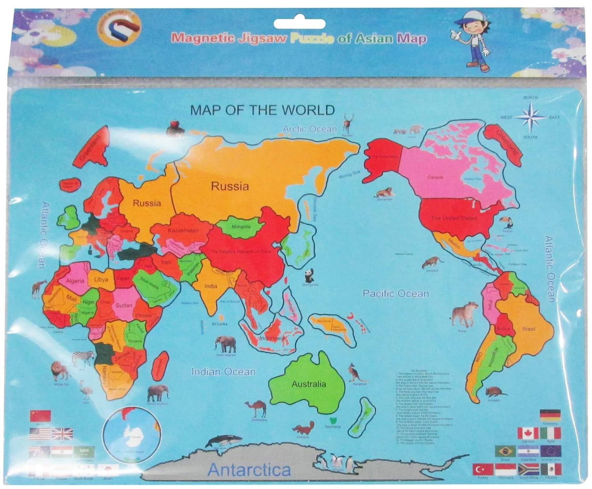 

MAPA PUZZLE MAGNETYCZNA