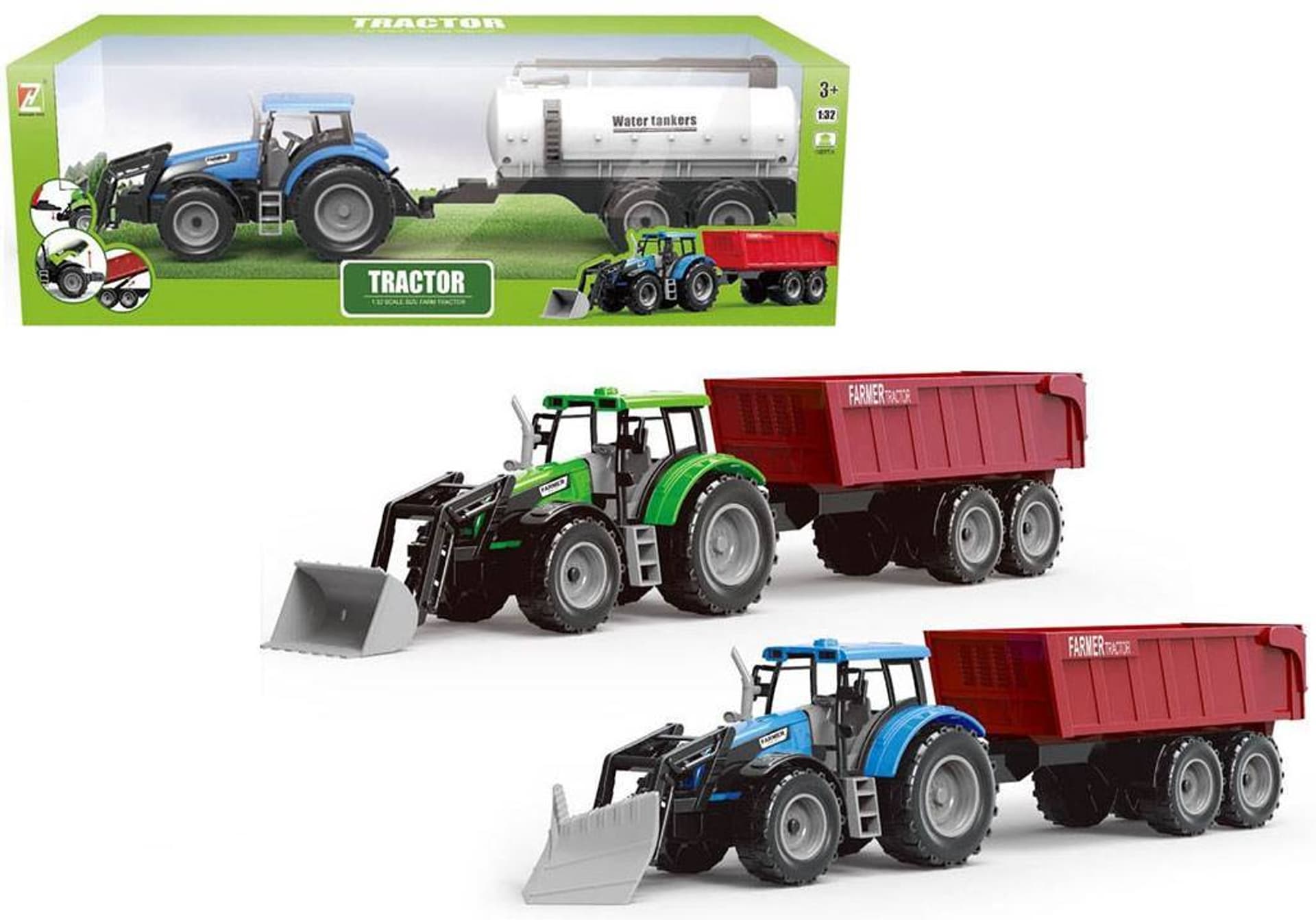 

TRAKTOR Z PRZYCZEPĄ