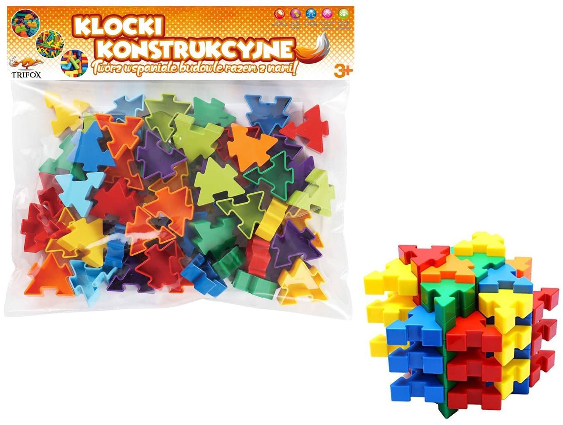 

KLOCKI TRÓJKĄTY 54 ELEMENTY