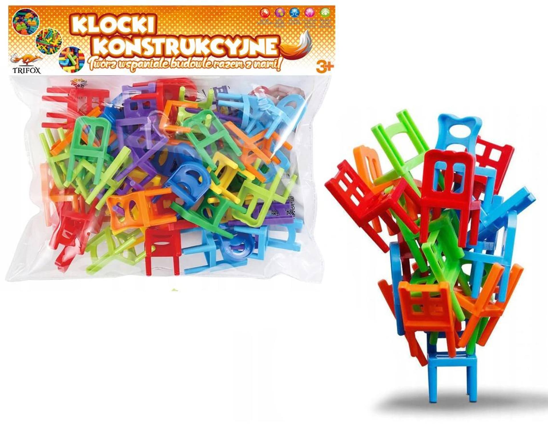 

KLOCKI KONSTRUKCYJNE KRZESŁA 72 ELEMENTY