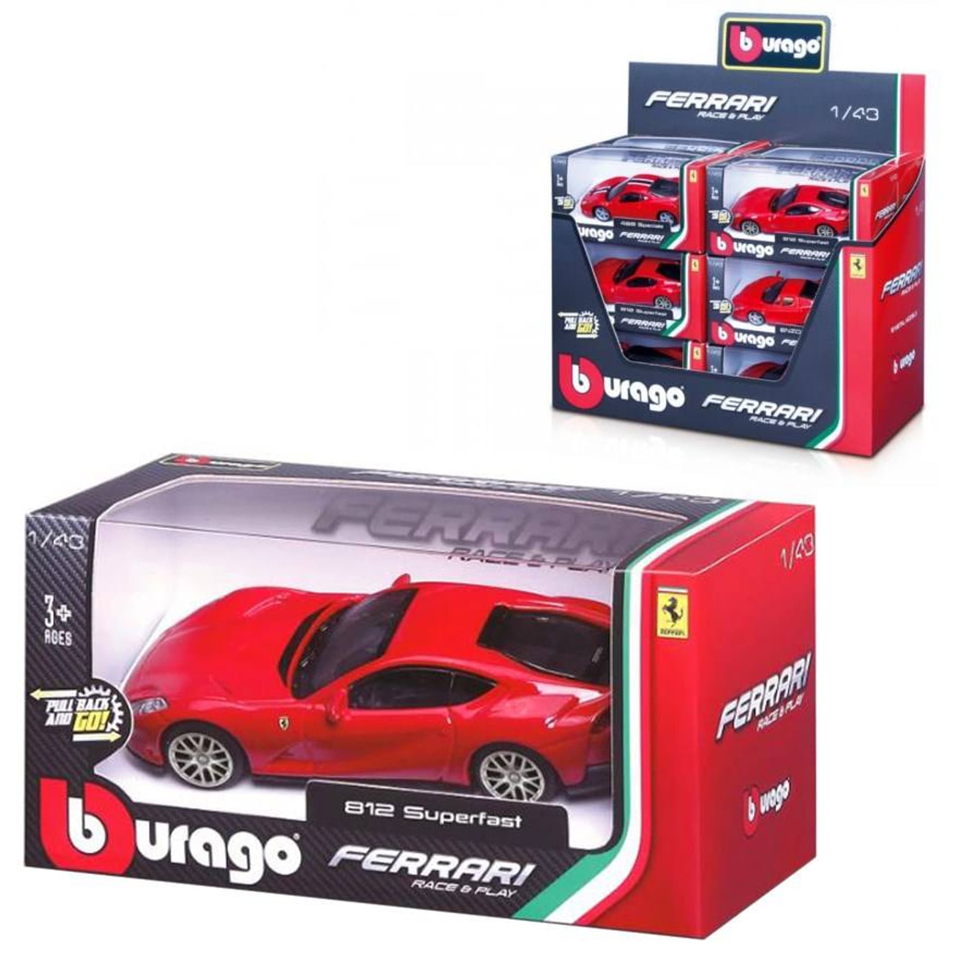 

AUTO BBURAGO FERRARI RACE PLAY 1:43