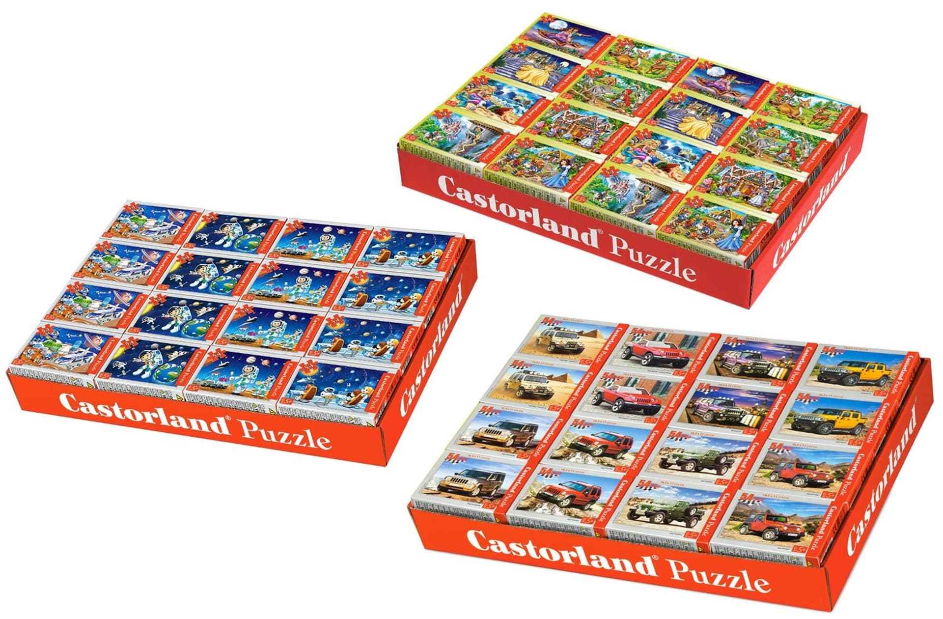 

PUZZLE MINI 54 ELEM. MIX WZORÓW
