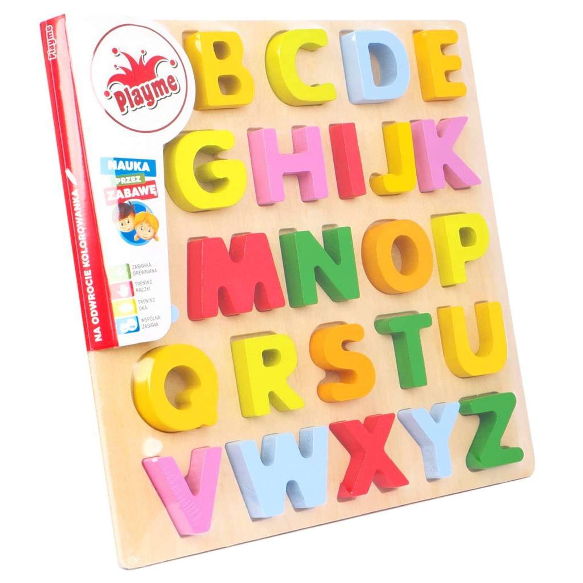 

PUZZLE DREWNIANE LITERKI 3D
