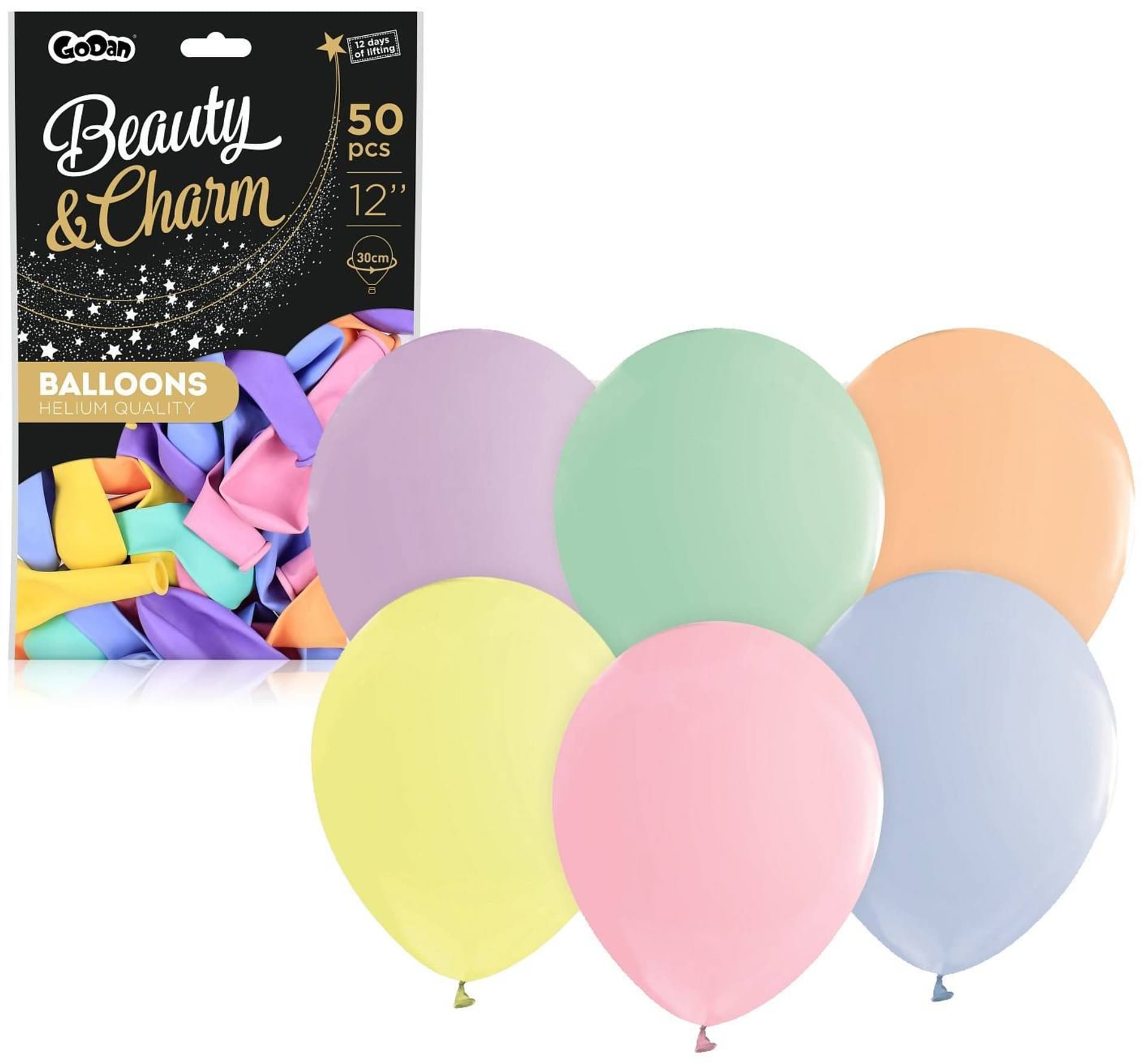 

BALONY PASTELOWE MIX 12 50 SZTUK
